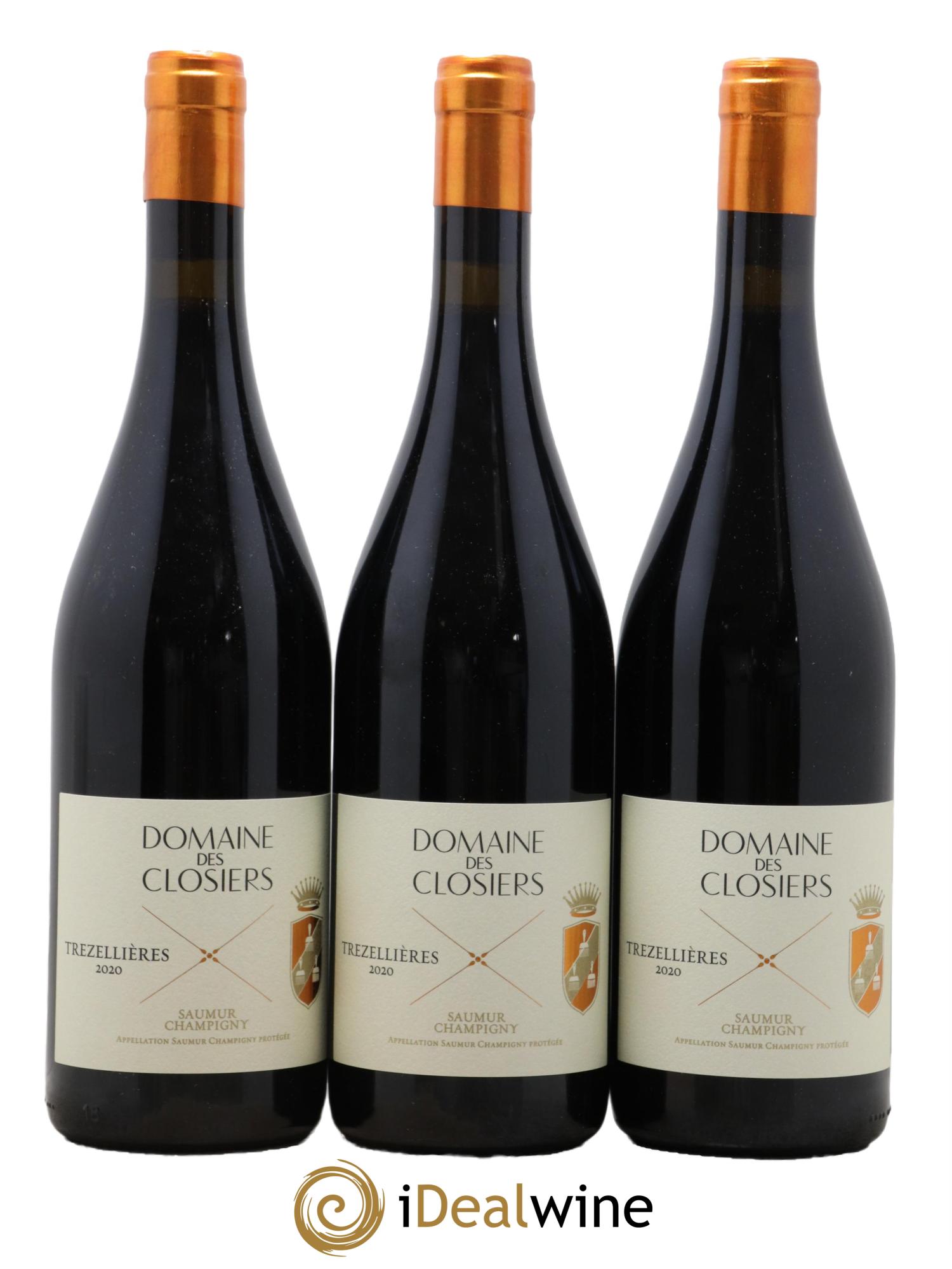 Saumur-Champigny Les Trezellieres Des Closiers 2020 - Lot de 3 bouteilles - 0