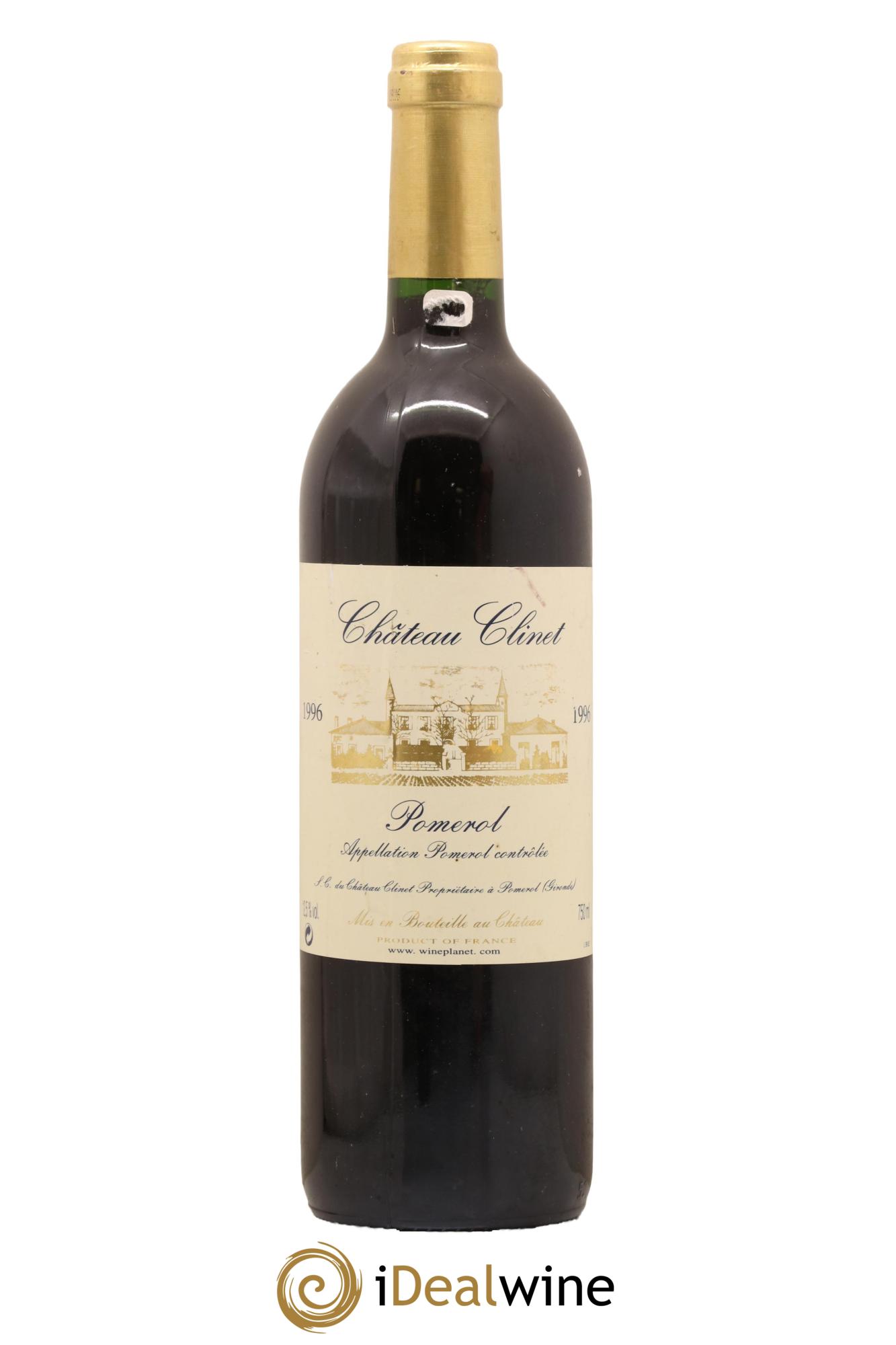 Château Clinet 1996 - Lot de 1 bouteille - 0