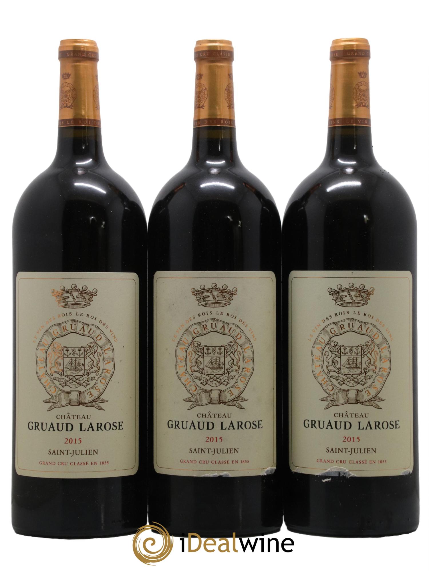 Château Gruaud Larose 2ème Grand Cru Classé 2015 - Lot de 3 magnums - 0