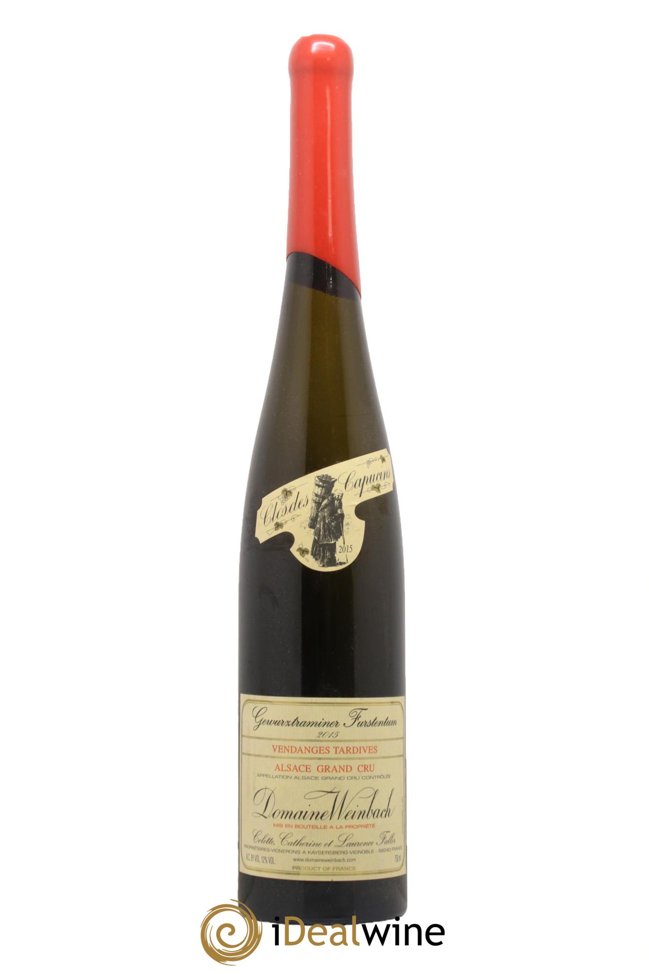 Alsace Gewurztraminer Grand Cru Furstentum Vendanges Tardives Weinbach (Domaine) 2015 - Lotto di 1 magnum - 0