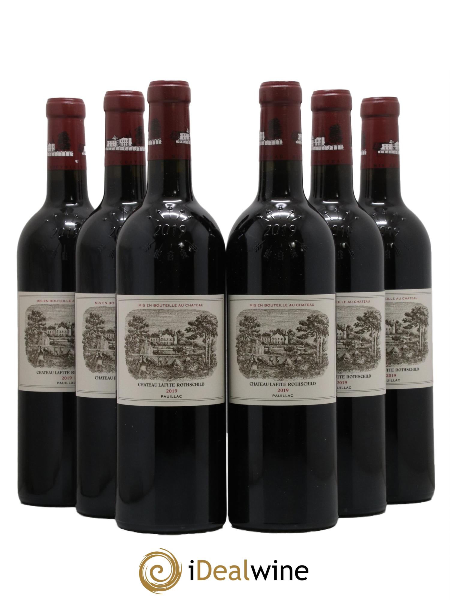 Château Lafite Rothschild 1er Grand Cru Classé 2019 - Lot de 6 bouteilles - 0