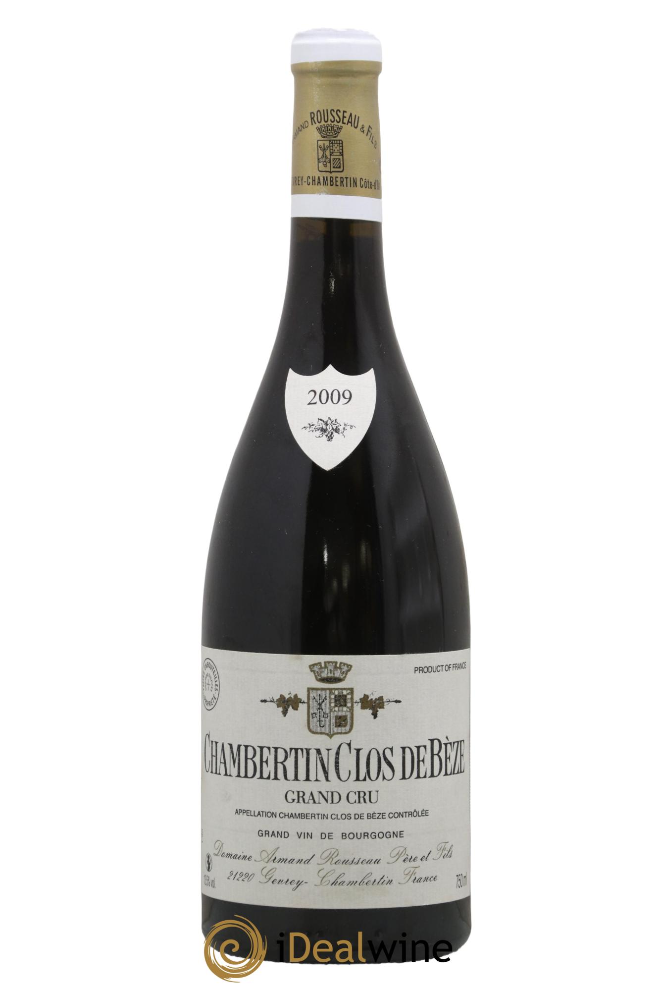Chambertin Clos de Bèze Grand Cru Armand Rousseau (Domaine) 2009 - Lot de 1 bouteille - 0