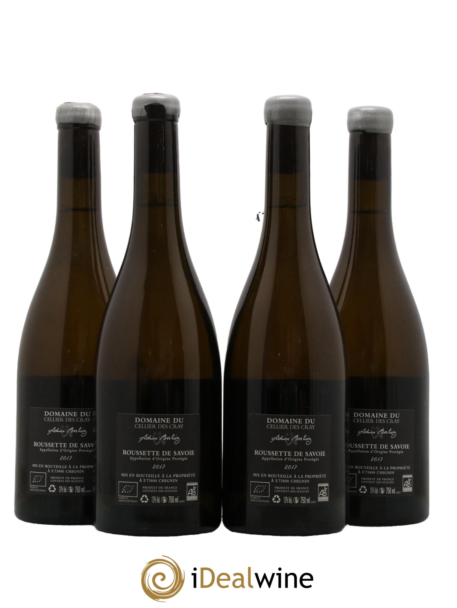Roussette de Savoie Zulime Adrien Berlioz 2017 - Lot de 4 bouteilles - 1