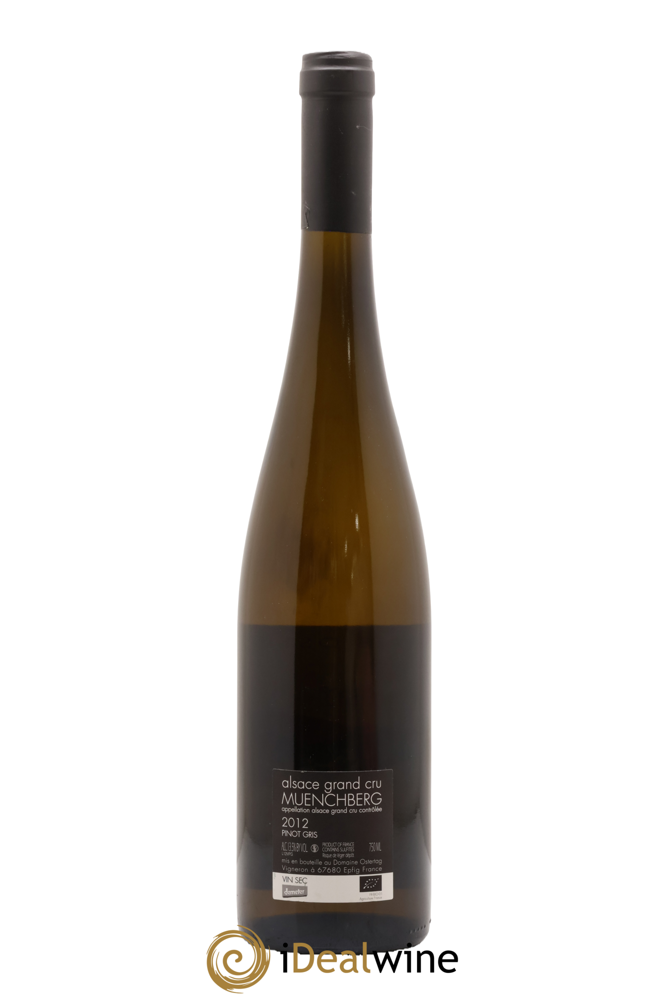 Alsace Pinot Gris Grand Cru Muenchberg A360P Ostertag (Domaine) 2012 - Lot de 1 bouteille - 1