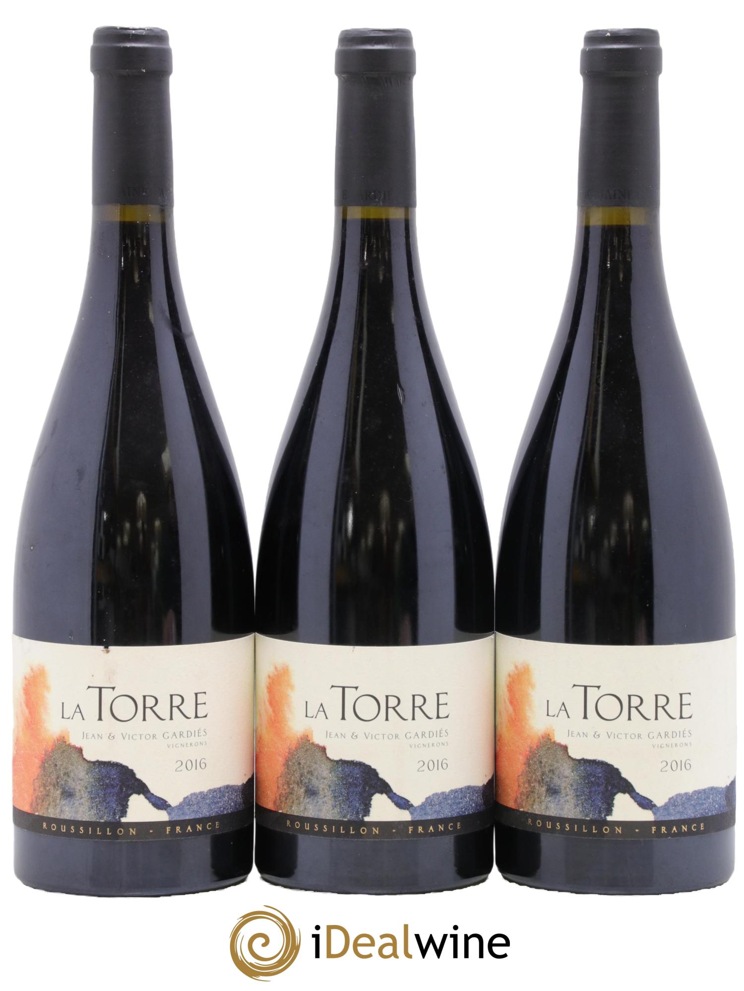 Côtes du Roussillon Gardiés (Domaine) La Torre 2016 - Posten von 3 Flaschen - 0