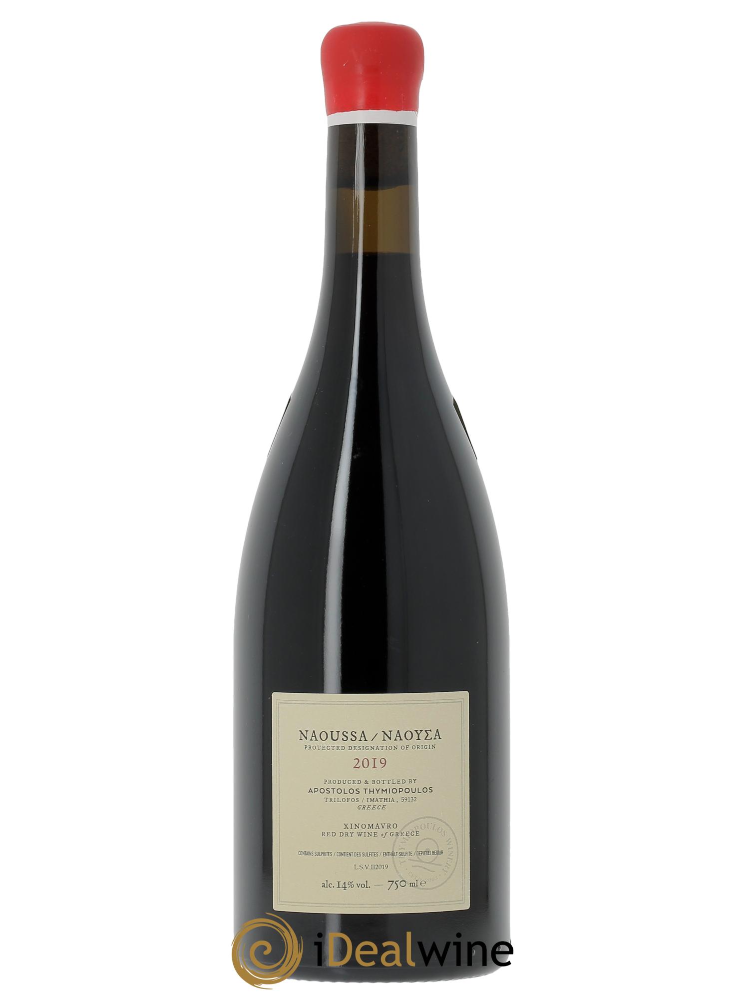 Naoussa Thymiopoulos Kaïafas  2019 - Lot de 1 bouteille - 1