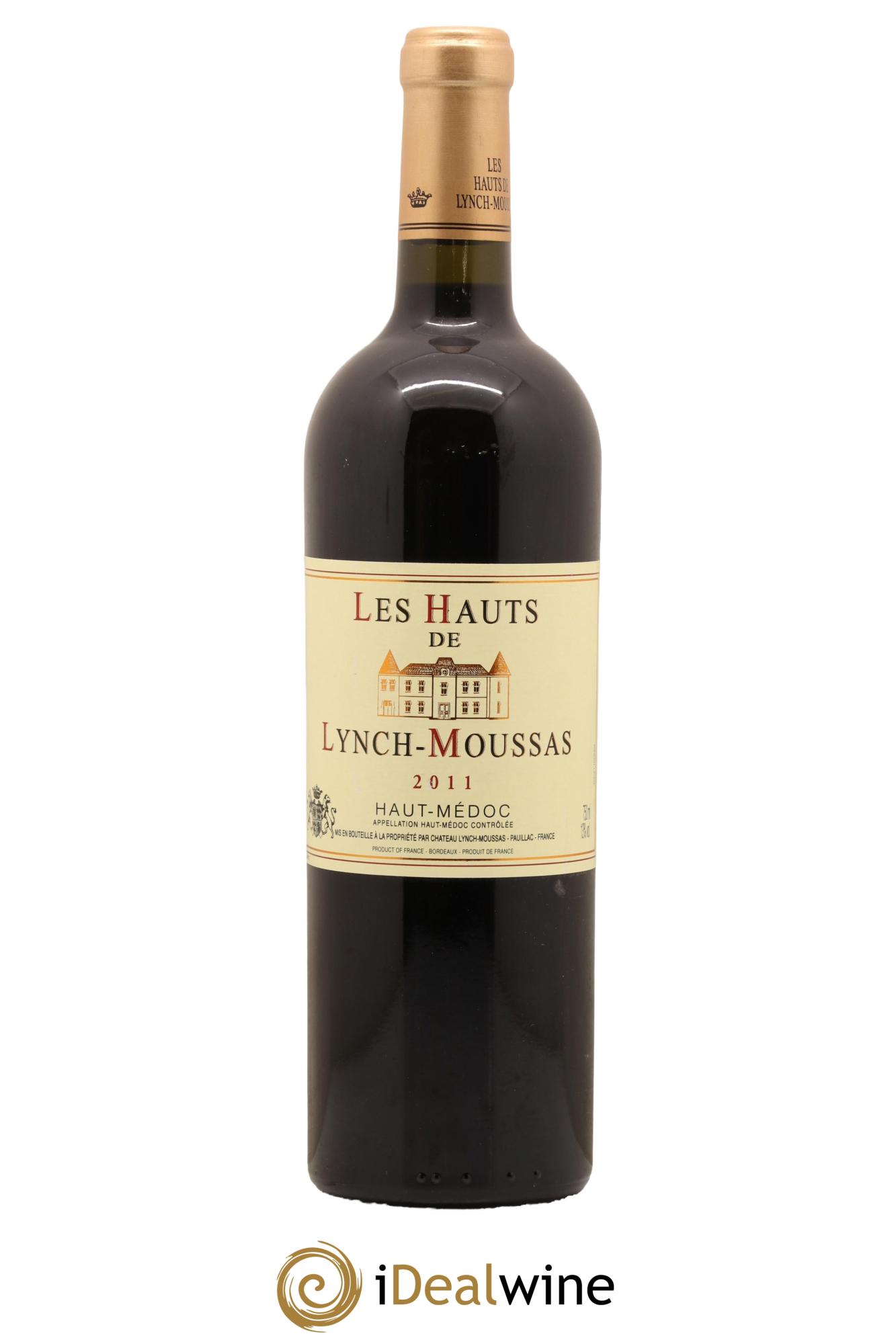 Pauillac Les Hauts de Lynch Moussas Chateau Lynch Moussas 2011 - Lot de 1 bouteille - 0
