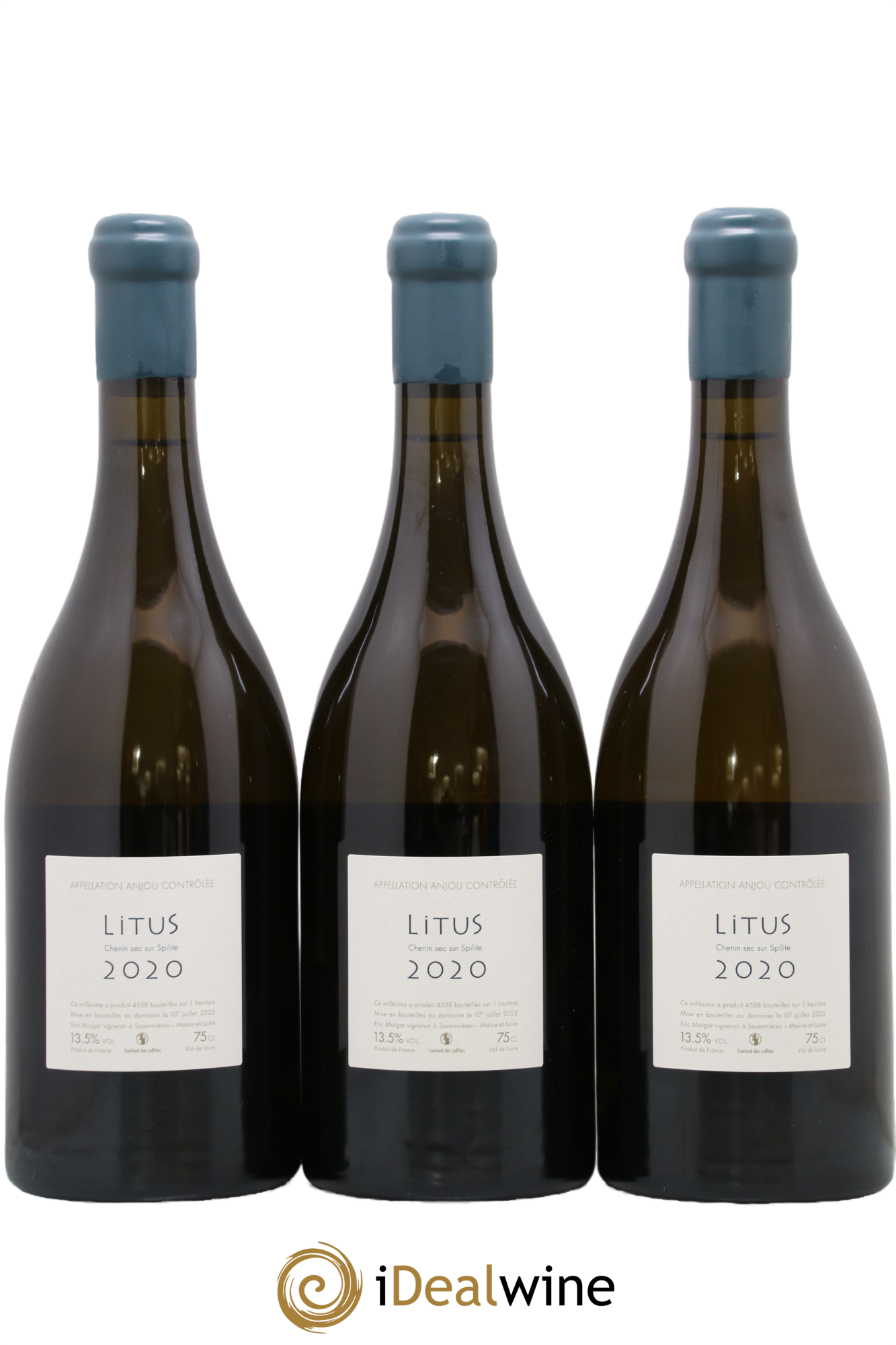 Anjou Litus Eric Morgat 2020 - Lot of 3 bottles - 1