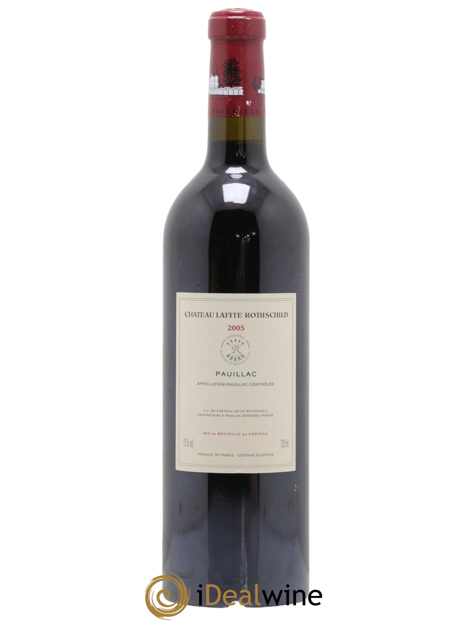 Château Lafite Rothschild 1er Grand Cru Classé 2005 - Lot de 1 bouteille - 1