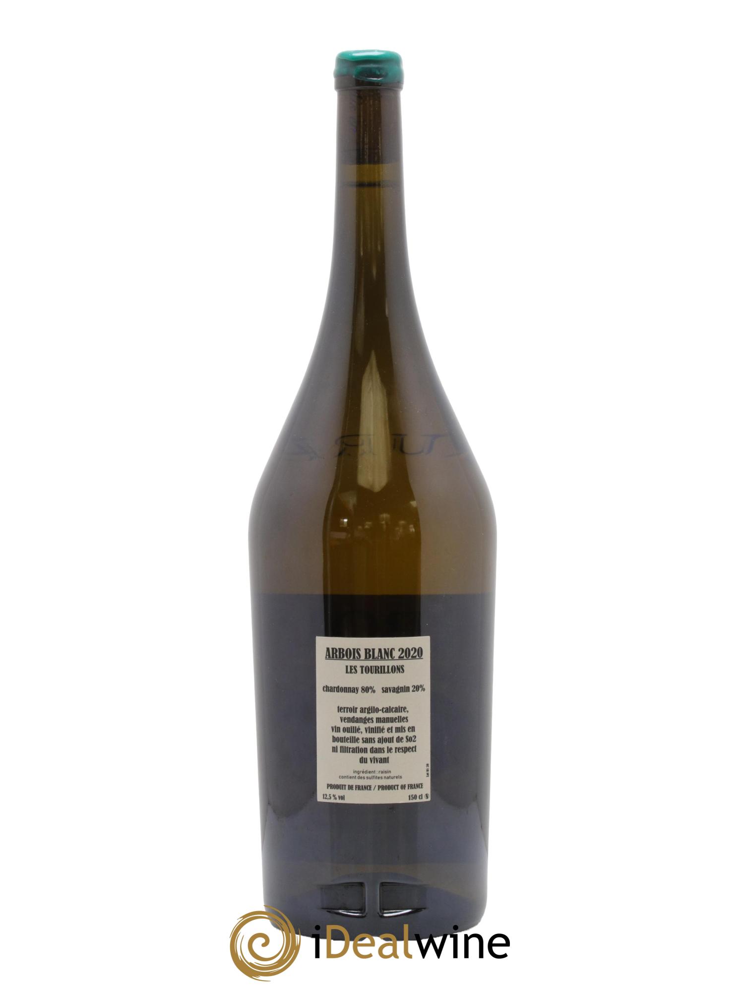 Arbois Chardonnay Savagnin Les Tourillons Adeline Houillon & Renaud Bruyère 2020 - Posten von 1 Magnum - 1