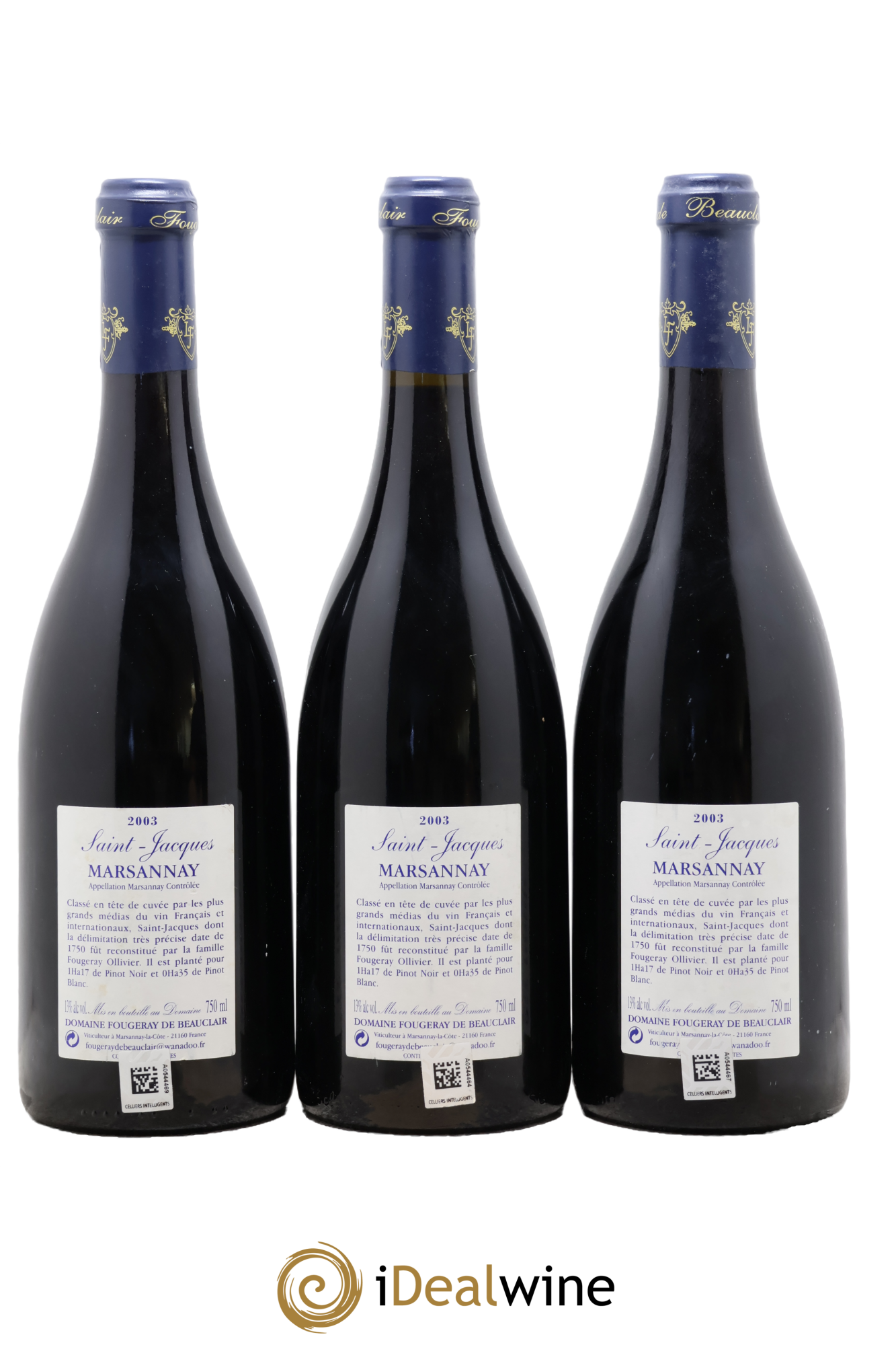 Marsannay 2003 - Lote de 3 botellas - 1