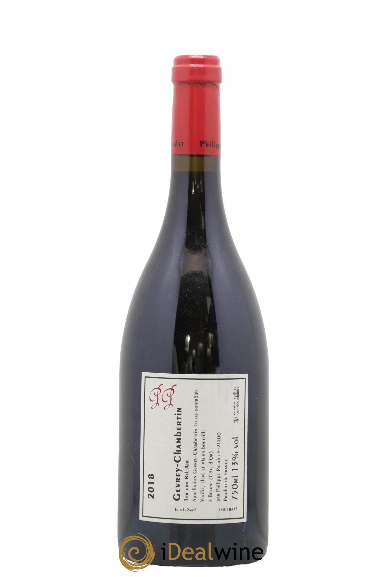 Gevrey-Chambertin 1er Cru Bel Air Philippe Pacalet 2018 - Lot de 1 bouteille - 1