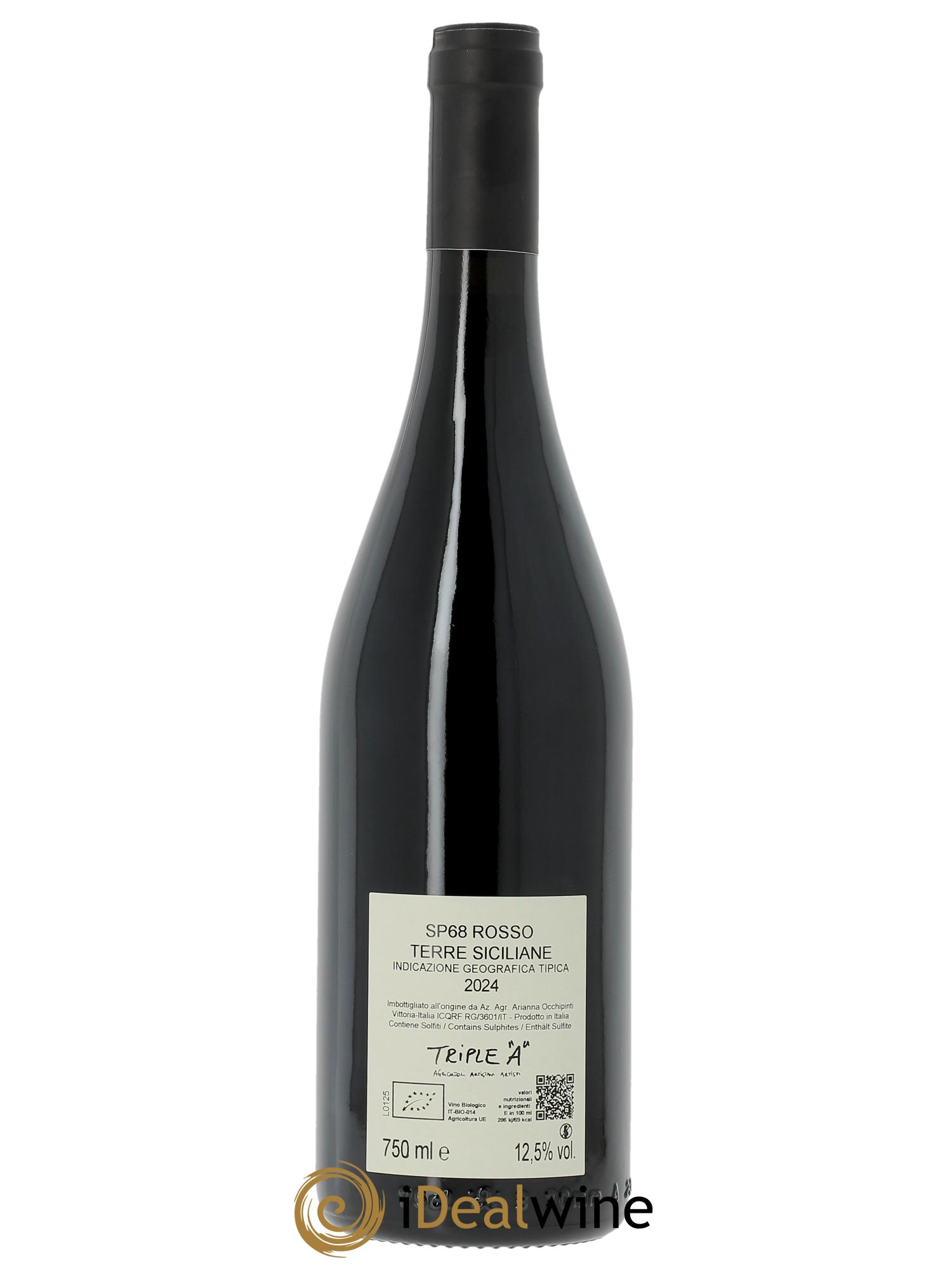 Terre Siciliane IGT SP68 Azienda Agricola Arianna Occhipinti  2024 - Lot de 1 bouteille - 1