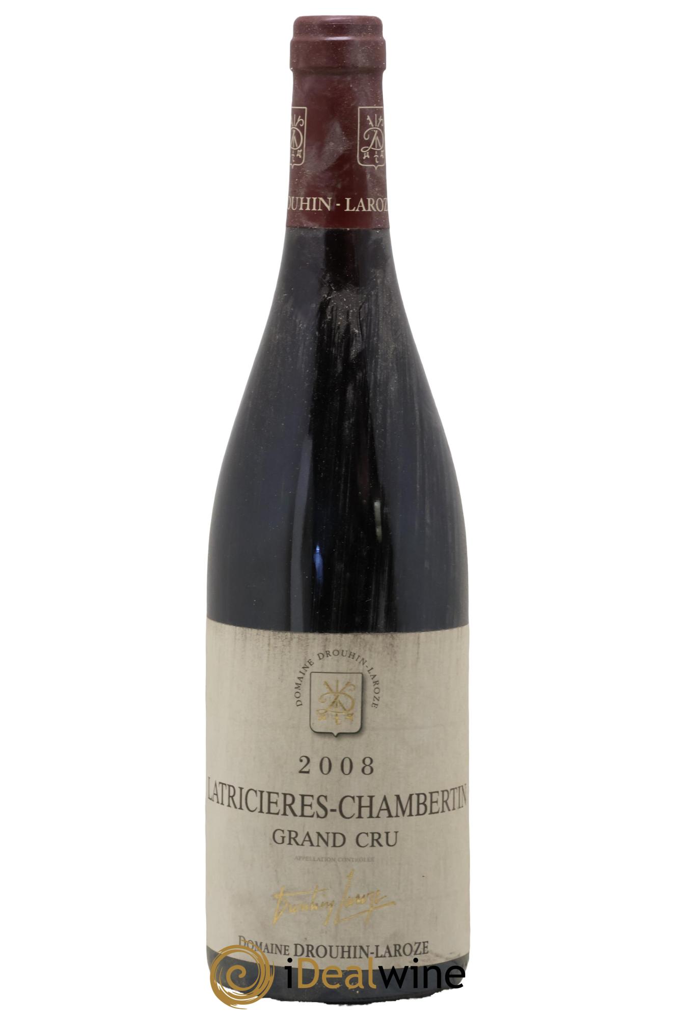 Latricières-Chambertin Grand Cru Domaine Drouhin-Laroze 2008 - Lot de 1 bouteille - 0