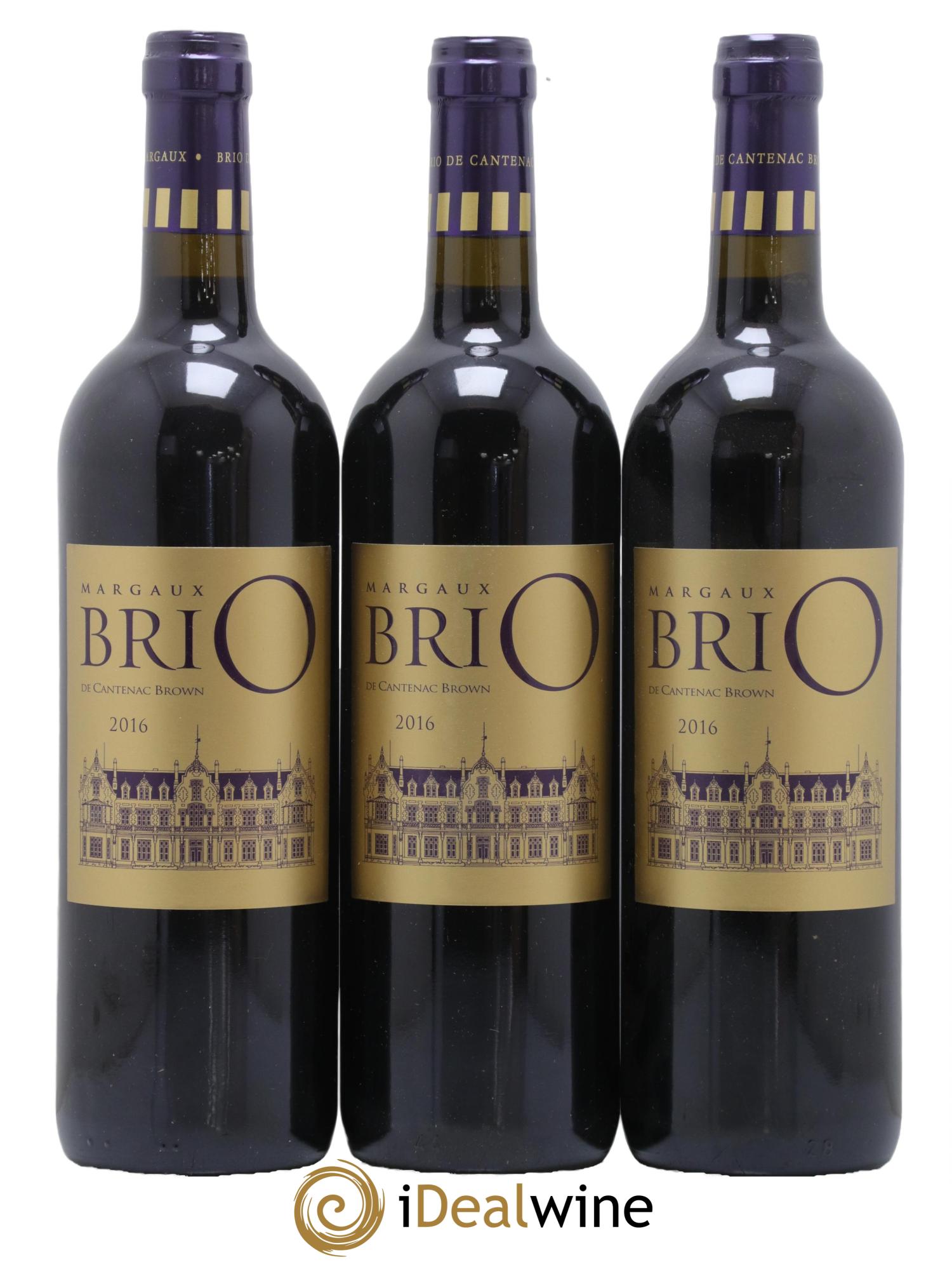 Brio de Cantenac Brown 2016 - Lot of 6 bottles - 2