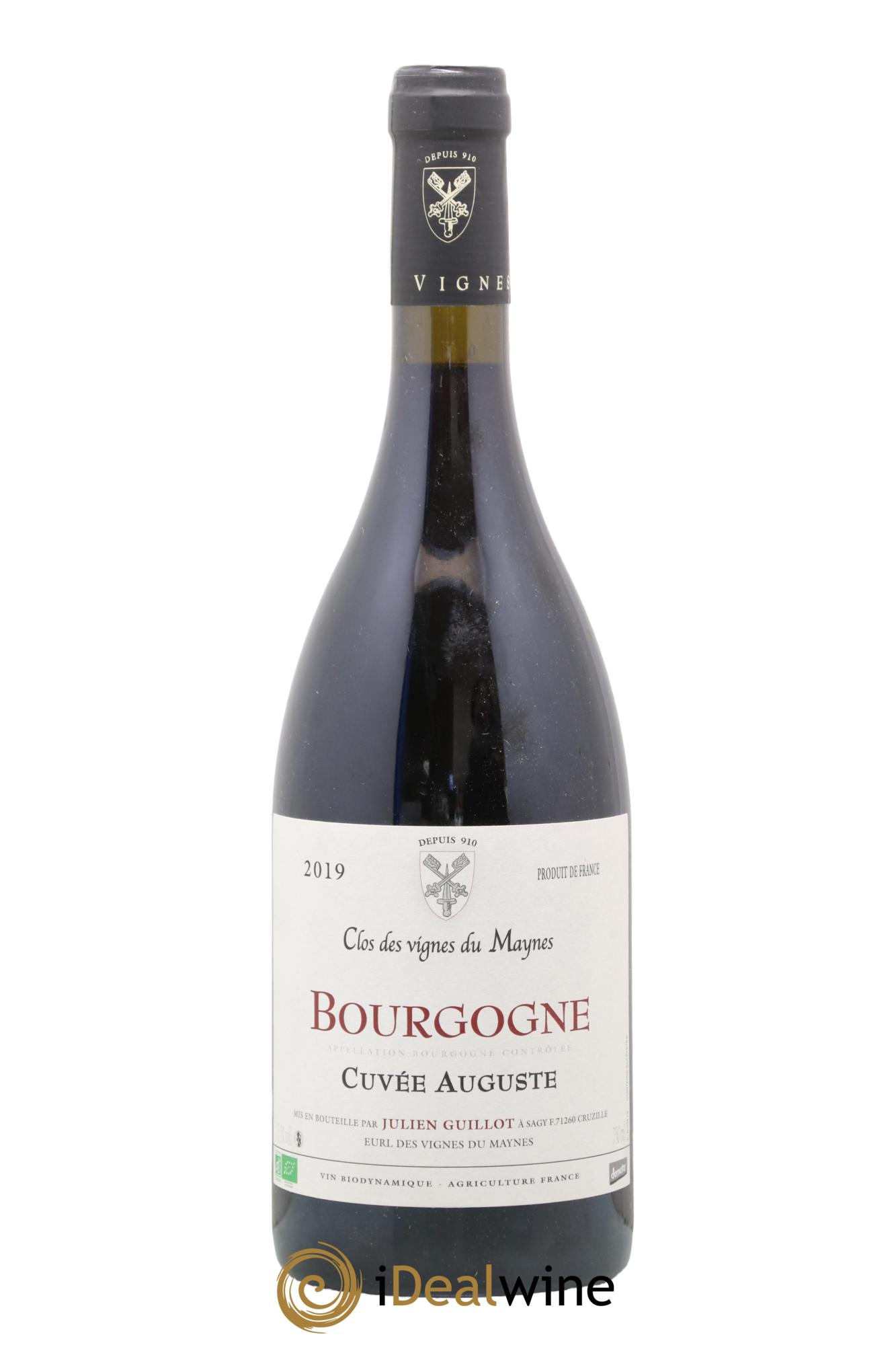 Bourgogne Cuvée Auguste Les Vignes du Maynes 2019 - Lot de 1 bouteille - 0