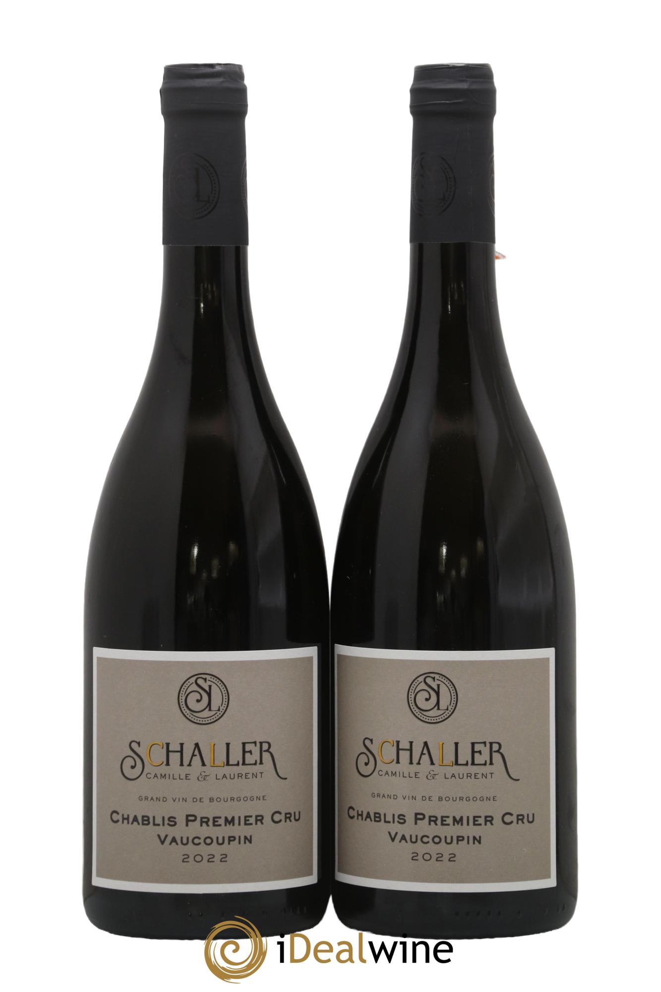 Chablis 1er Cru Vaucoupin Camille & Laurent Schaller 2022 - Lotto di 2 bottiglie - 0