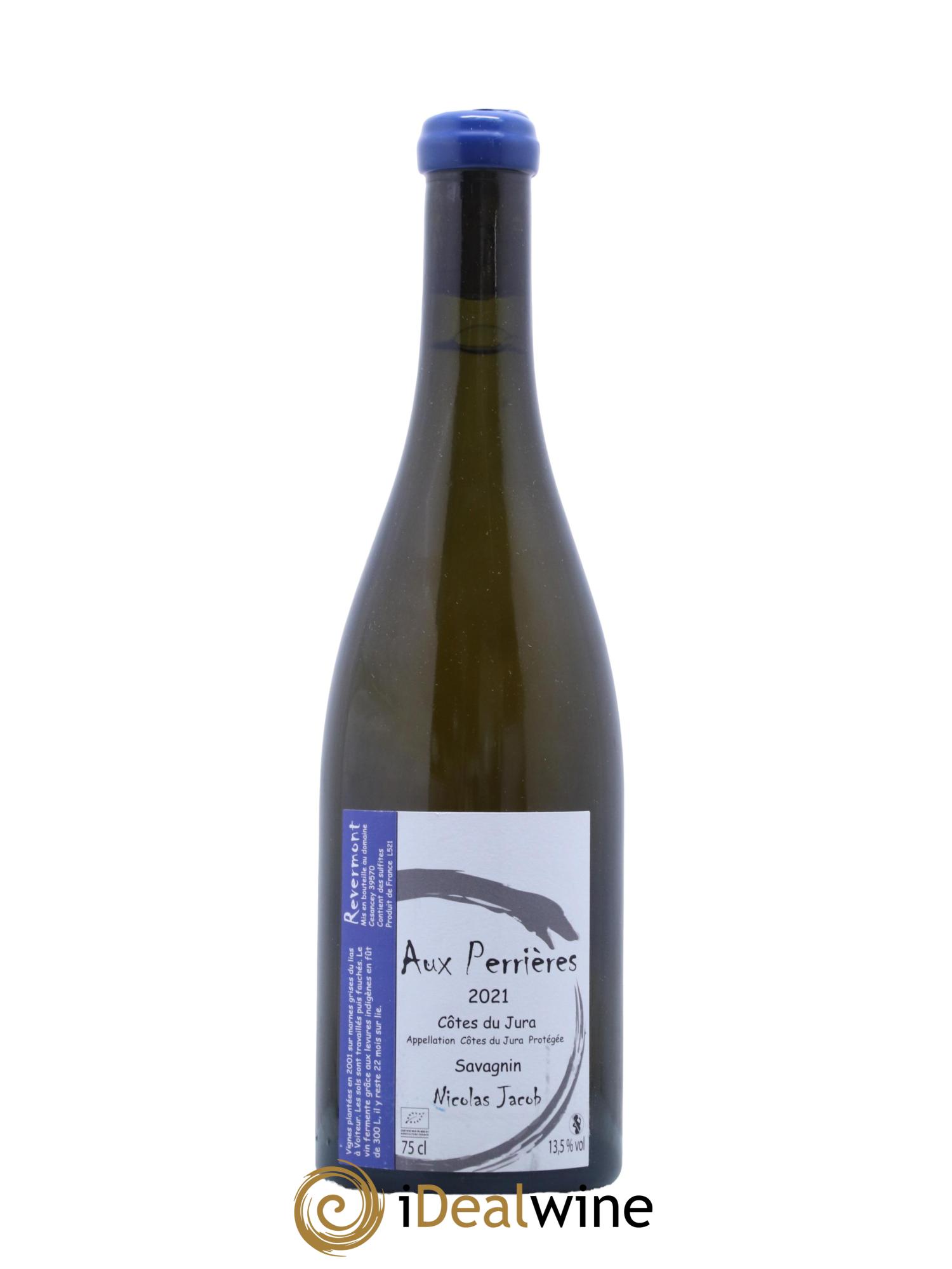 Côtes du Jura Savagnin Aux Perrières Nicolas Jacob 2021 - Lot de 1 bouteille - 0