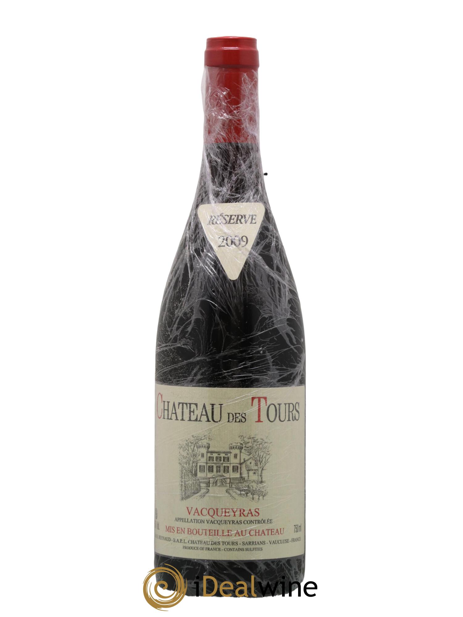 Vacqueyras Château des Tours Emmanuel Reynaud 2009 - Lot of 1 bottle - 0