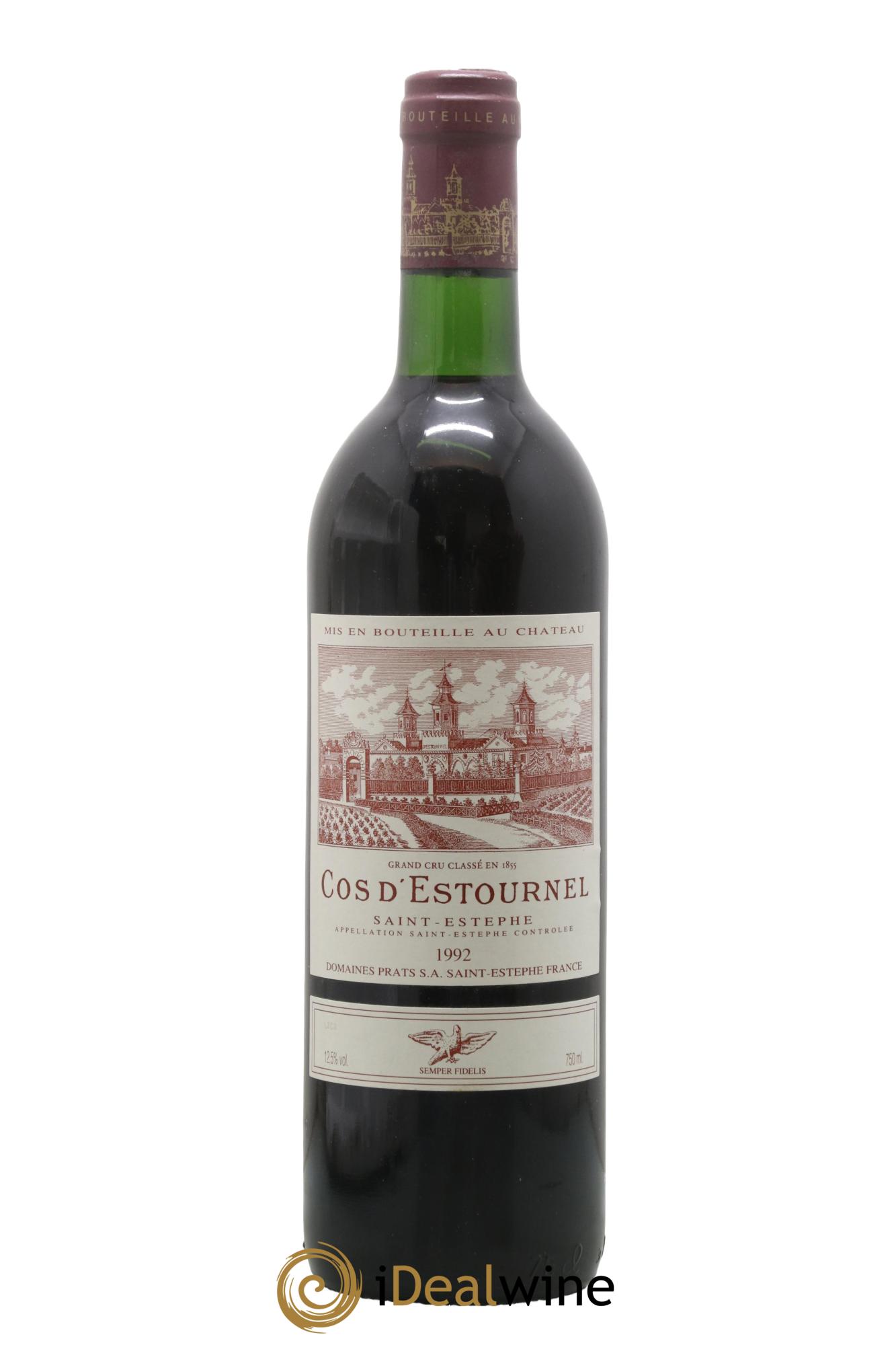 Cos d'Estournel 2ème Grand Cru Classé 1992 - Lot de 1 bouteille - 0
