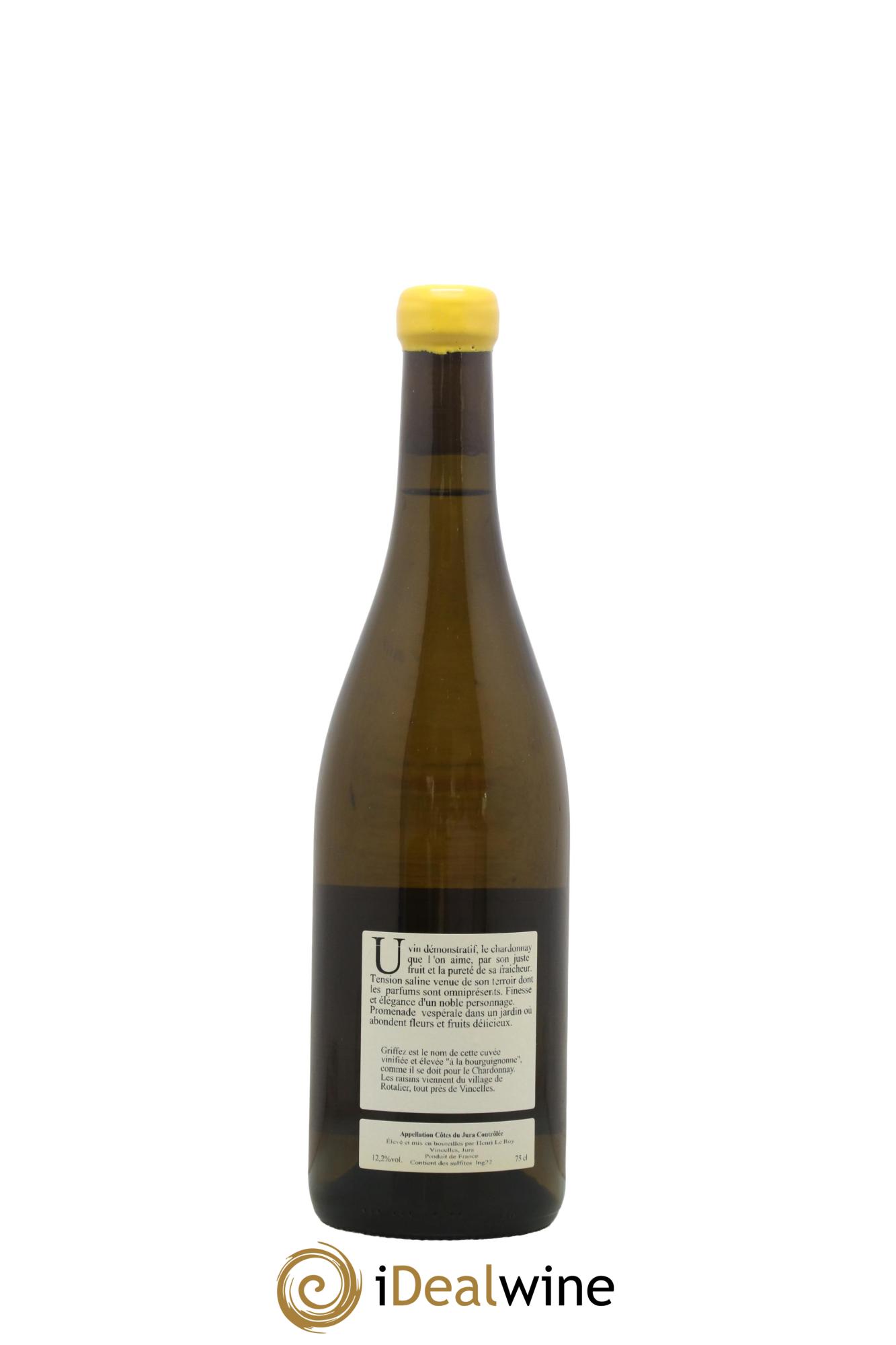 Côtes du Jura Domaine De L'Aigle À Deux Têtes Griffez 2022 - Posten von 1 Flasche - 1