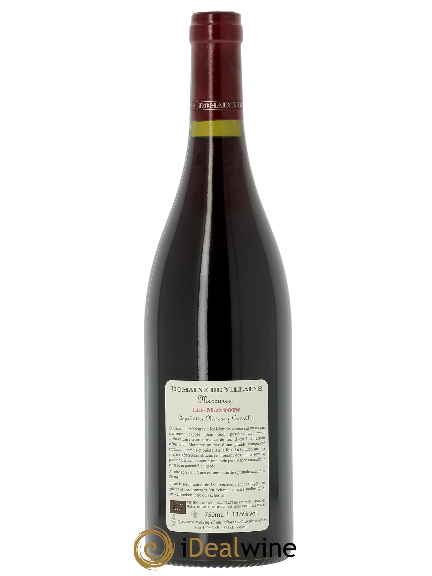 Mercurey Les Montots Domaine de Villaine 2023 - Lot of 1 bottle - 1