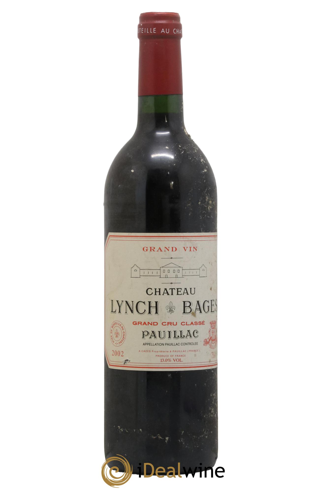 Château Lynch Bages 5ème Grand Cru Classé 2002 - Lot de 1 bouteille - 0