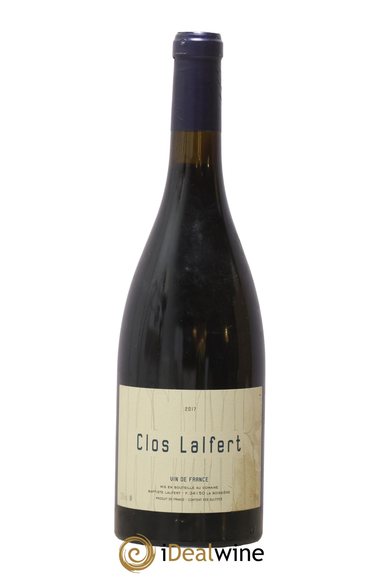 Vin de France Clos Lalfert - Baptiste Lalfert 2017 - Lot de 1 bouteille - 0