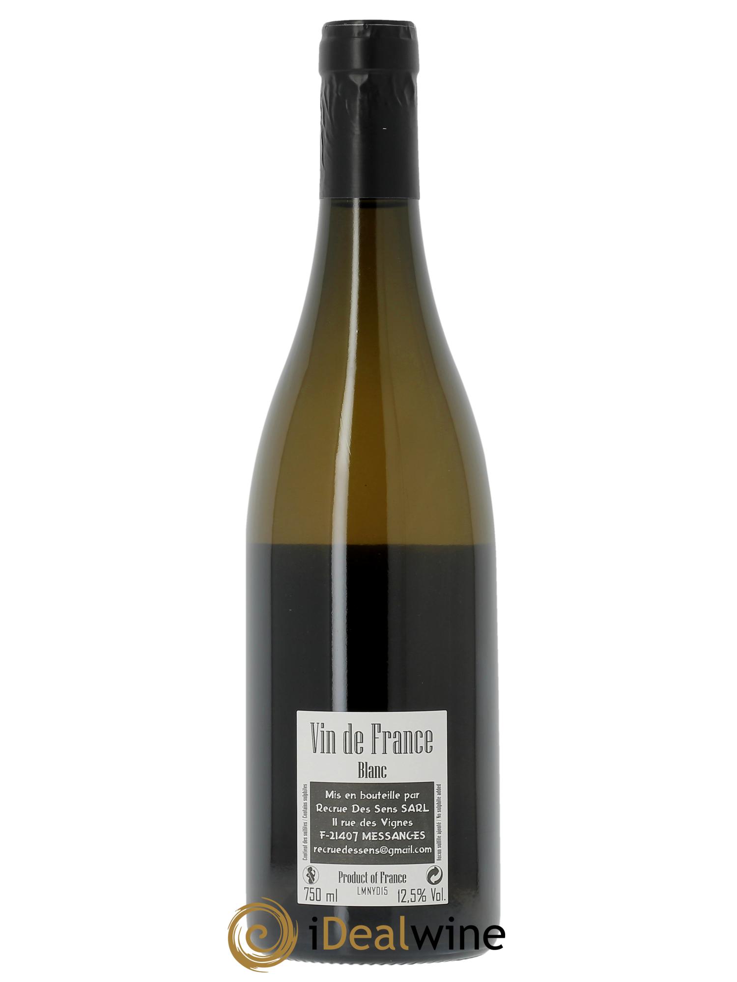 Vin de France Manon Yann Durieux - Recrue des Sens  2015 - Lot de 1 bouteille - 1