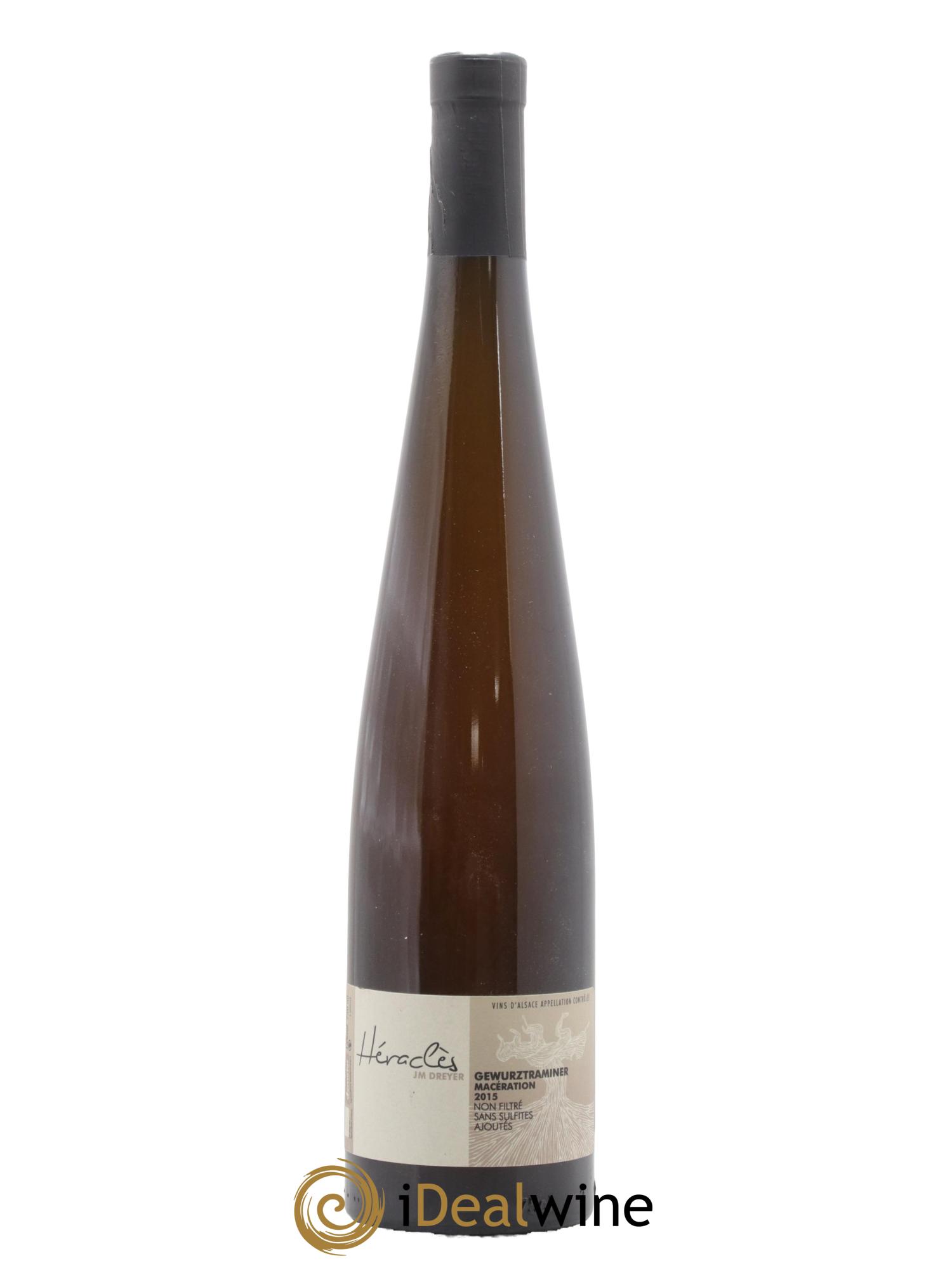 Alsace Gewurztraminer Macération Héraclès Domaine Jean-marc Dreyer 2015 - Posten von 1 Flasche - 0