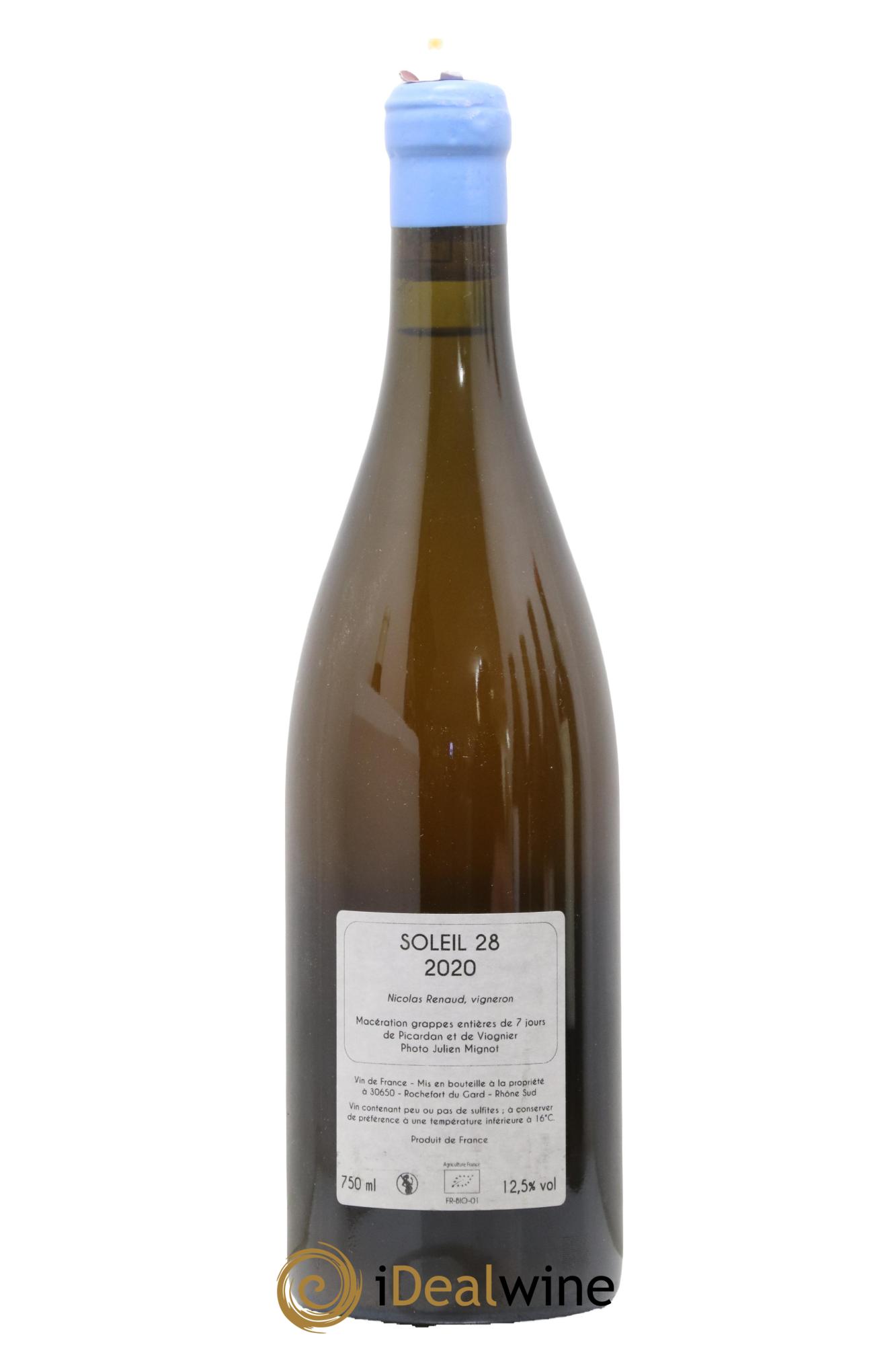 Vin de France Soleil 28 Clos des Grillons 2020 - Lot de 1 bouteille - 1