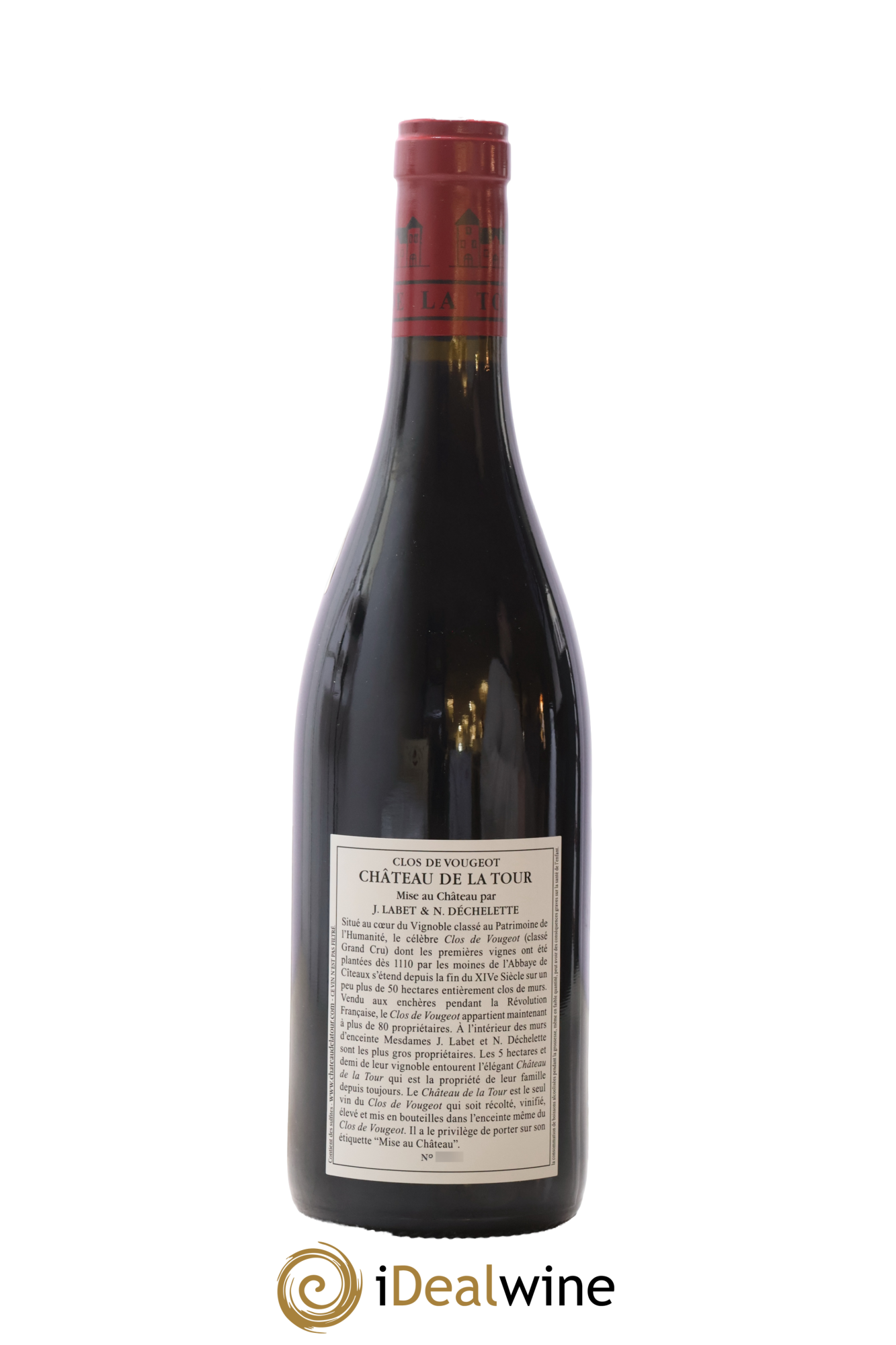 Clos de Vougeot Grand Cru Château de La Tour 2020 - Lote de 1 botella - 1