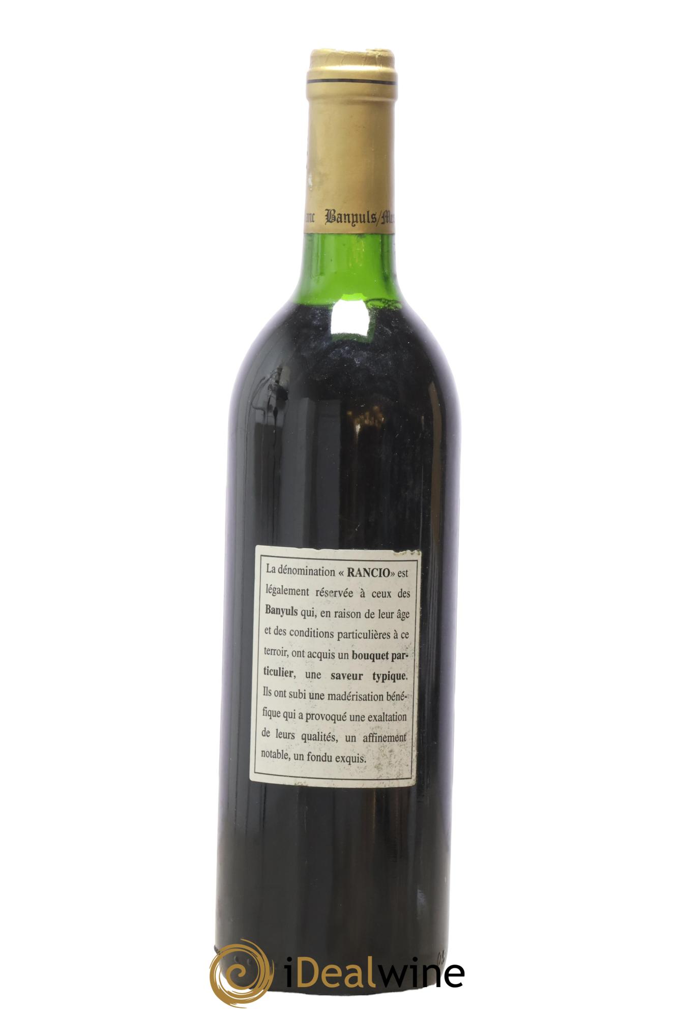 Banyuls Rancio Domaine Du Mas Blanc 1970 - Posten von 1 Flasche - 1