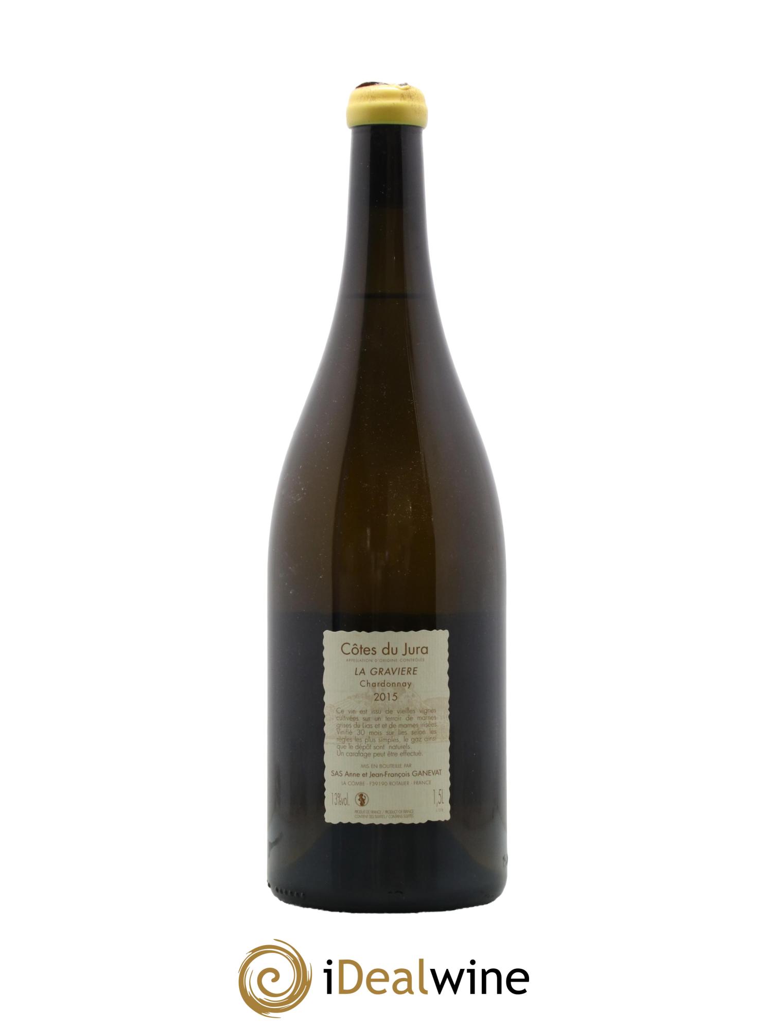 Côtes du Jura La Gravière Anne et Jean François Ganevat 2015 - Lot de 1 magnum - 1