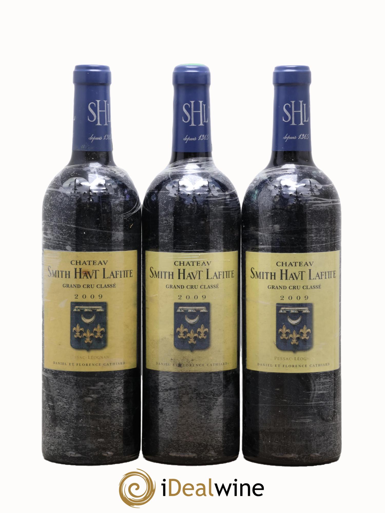 Château Smith Haut Lafitte Cru Classé de Graves 2009 - Lotto di 3 bottiglie - 0