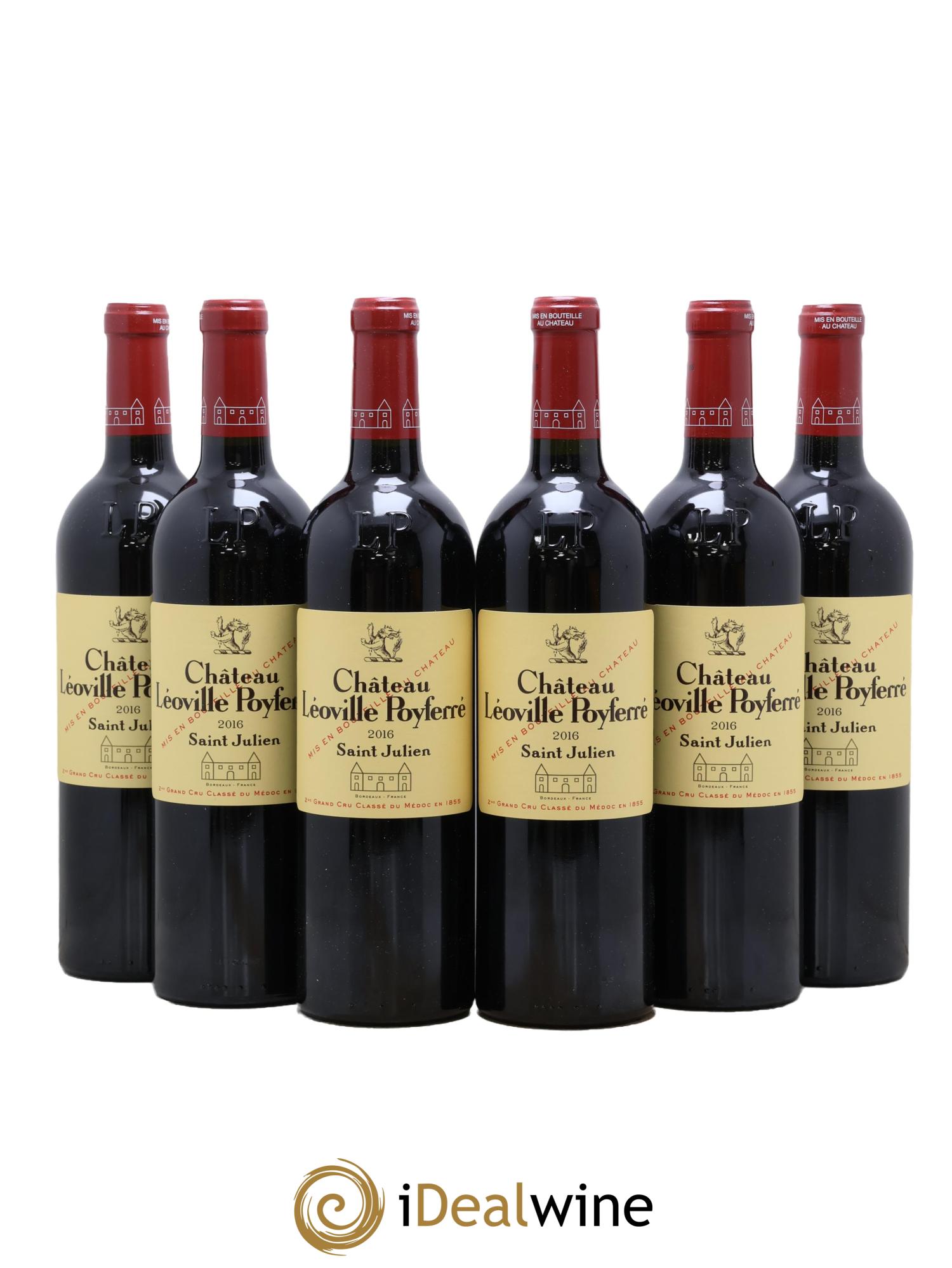 Château Léoville Poyferré 2ème Grand Cru Classé 2016 - Lot of 6 bottles - 0