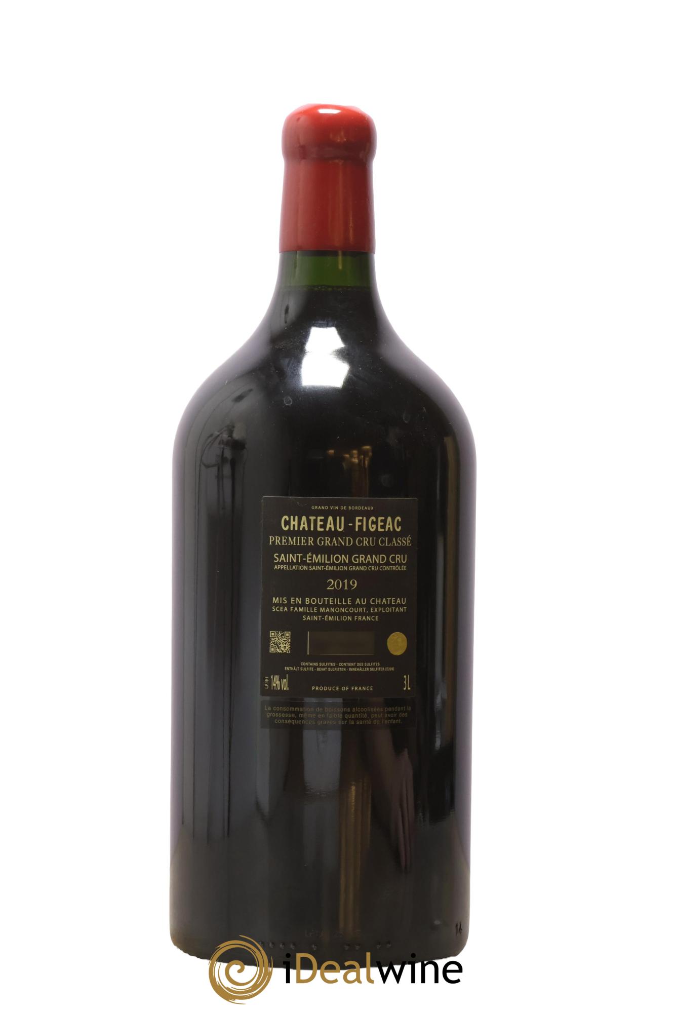 Château Figeac 1er Grand Cru Classé A 2019 - Lot de 1 double magnum - 2