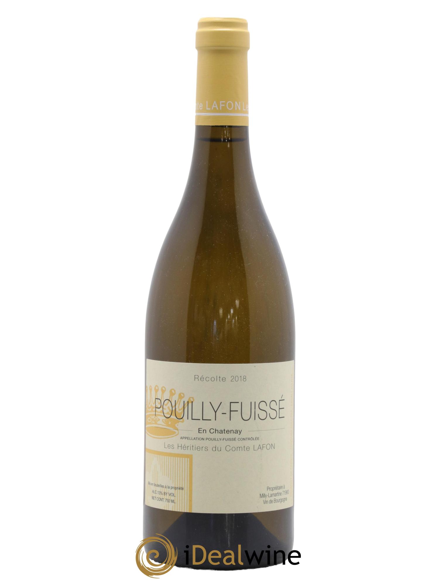 Pouilly-Fuissé En Chatenay Domaine des Héritiers du Comte Lafon 2018 - Lot de 1 bouteille - 0