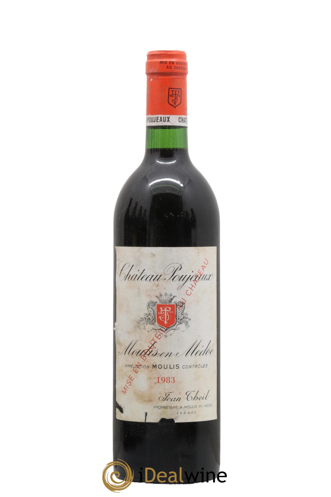 Château Poujeaux 1983 - Posten von 1 Flasche - 0