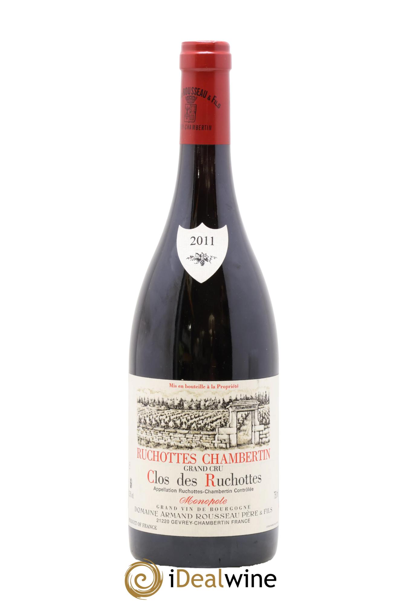 Ruchottes-Chambertin Grand Cru Clos des Ruchottes Armand Rousseau (Domaine) 2011 - Lote de 1 botella - 0