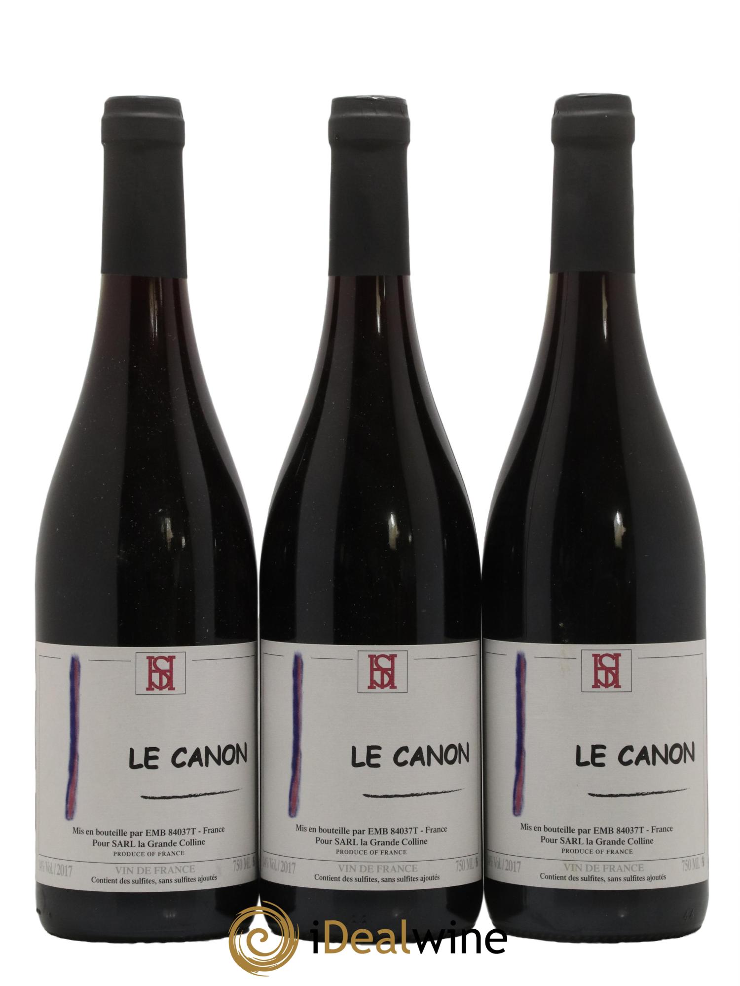 Vin de France Le Canon Hirotake Ooka - Domaine La Grande Colline 2017 - Lot de 3 bouteilles - 0
