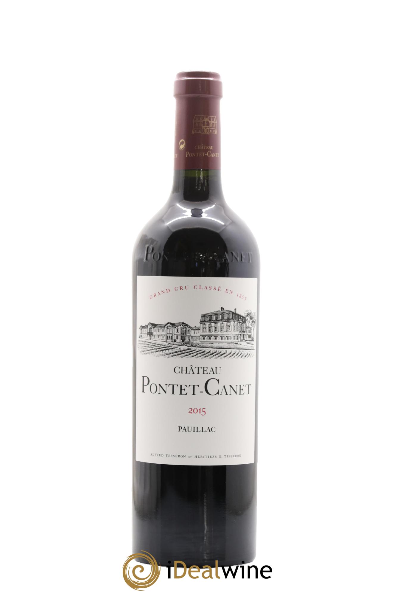 Château Pontet Canet 5ème Grand Cru Classé 2015 - Lot de 1 bouteille - 0