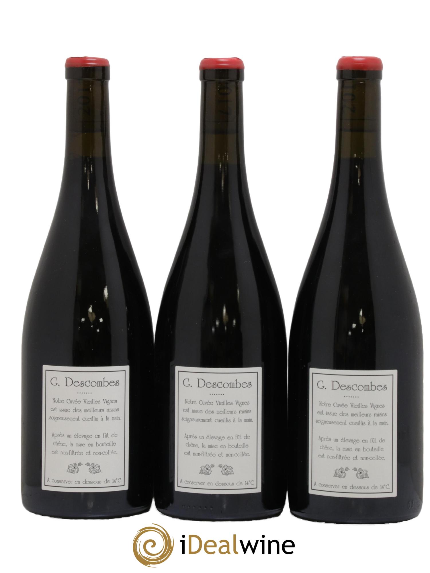 Morgon Vieilles vignes Georges Descombes (Domaine) 2017 - Lot of 3 bottles - 1