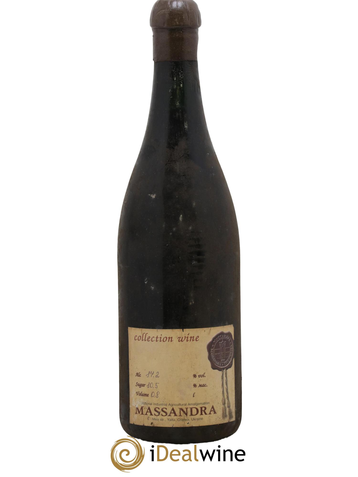 Vins Etrangers Ukraine Alushta Port Massandra 1948 - Lot de 1 bouteille - 1