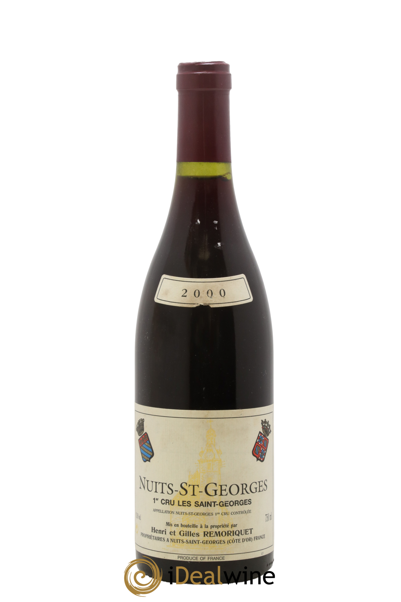 Nuits-Saint-Georges 1er Cru Les Saints Georges Gilles Remoriquet 2000 - Lot de 1 bouteille - 0