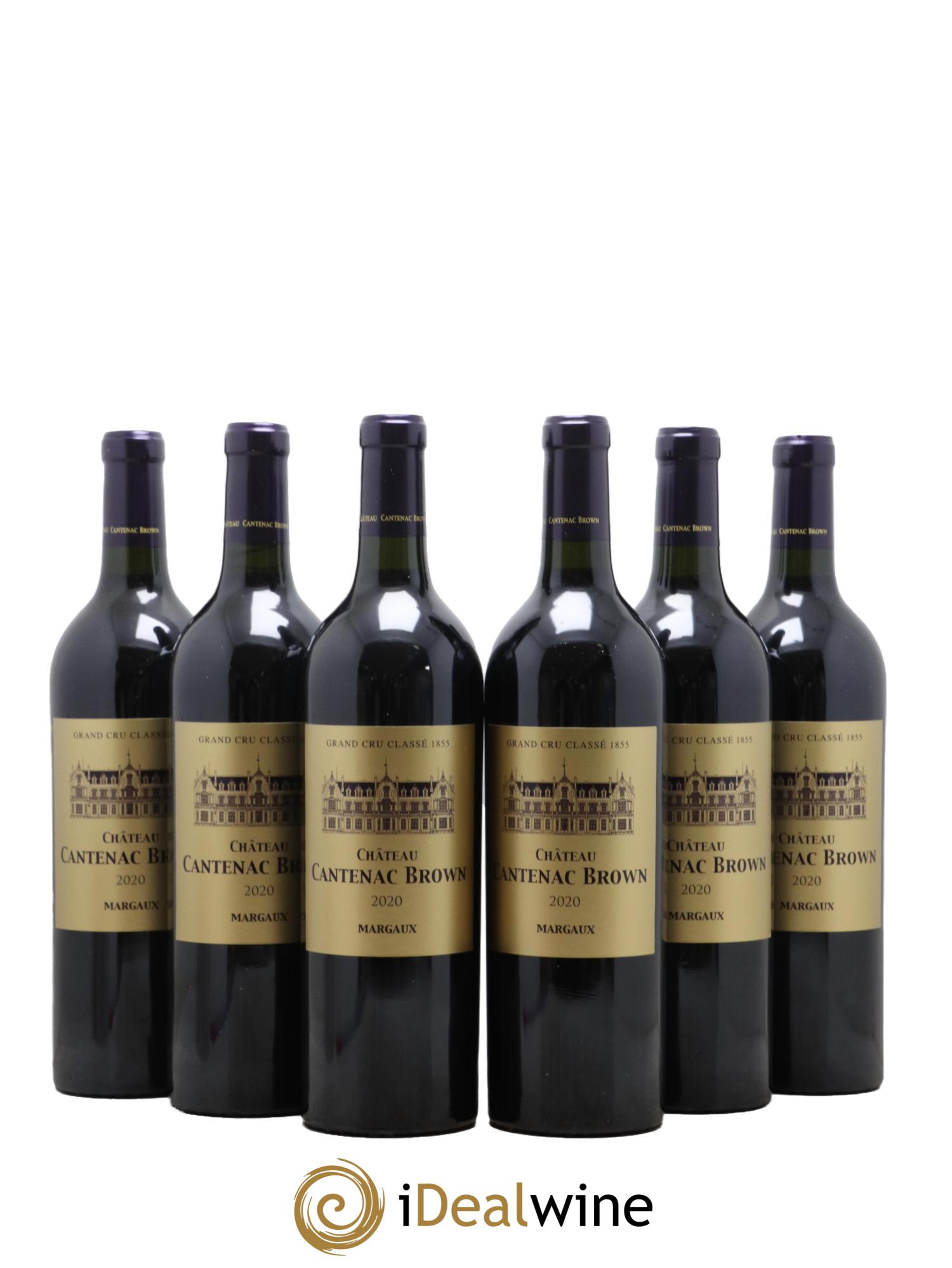 Château Cantenac Brown 3ème Grand Cru Classé 2020 - Lotto di 6 bottiglie - 0