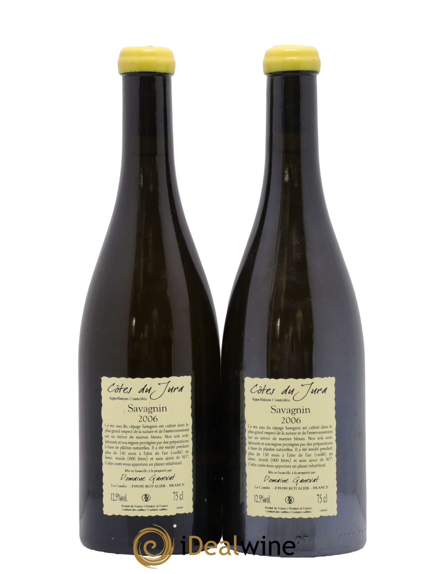 Côtes du Jura Les Vignes de mon Père Jean-François Ganevat (Domaine) 2006 - Lot de 2 bouteilles - 1