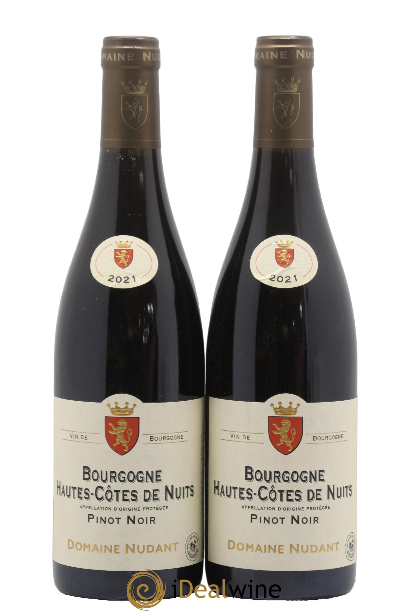 Hautes-Côtes de Nuits Pinot Noir Domaine Nudant 2021 - Lot de 2 bouteilles - 0
