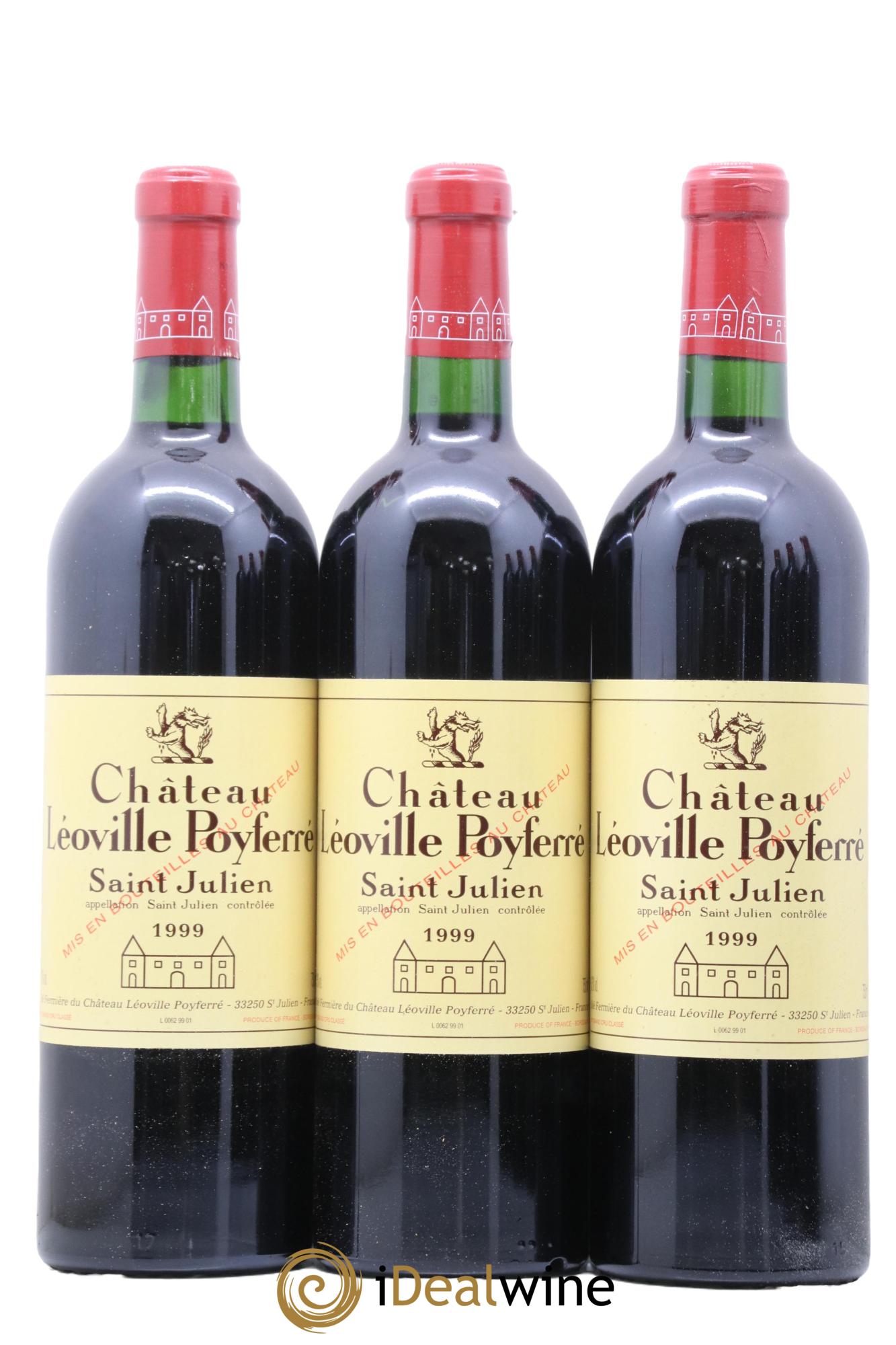 Château Léoville Poyferré 2ème Grand Cru Classé 1999 - Lot de 12 bouteilles - 3