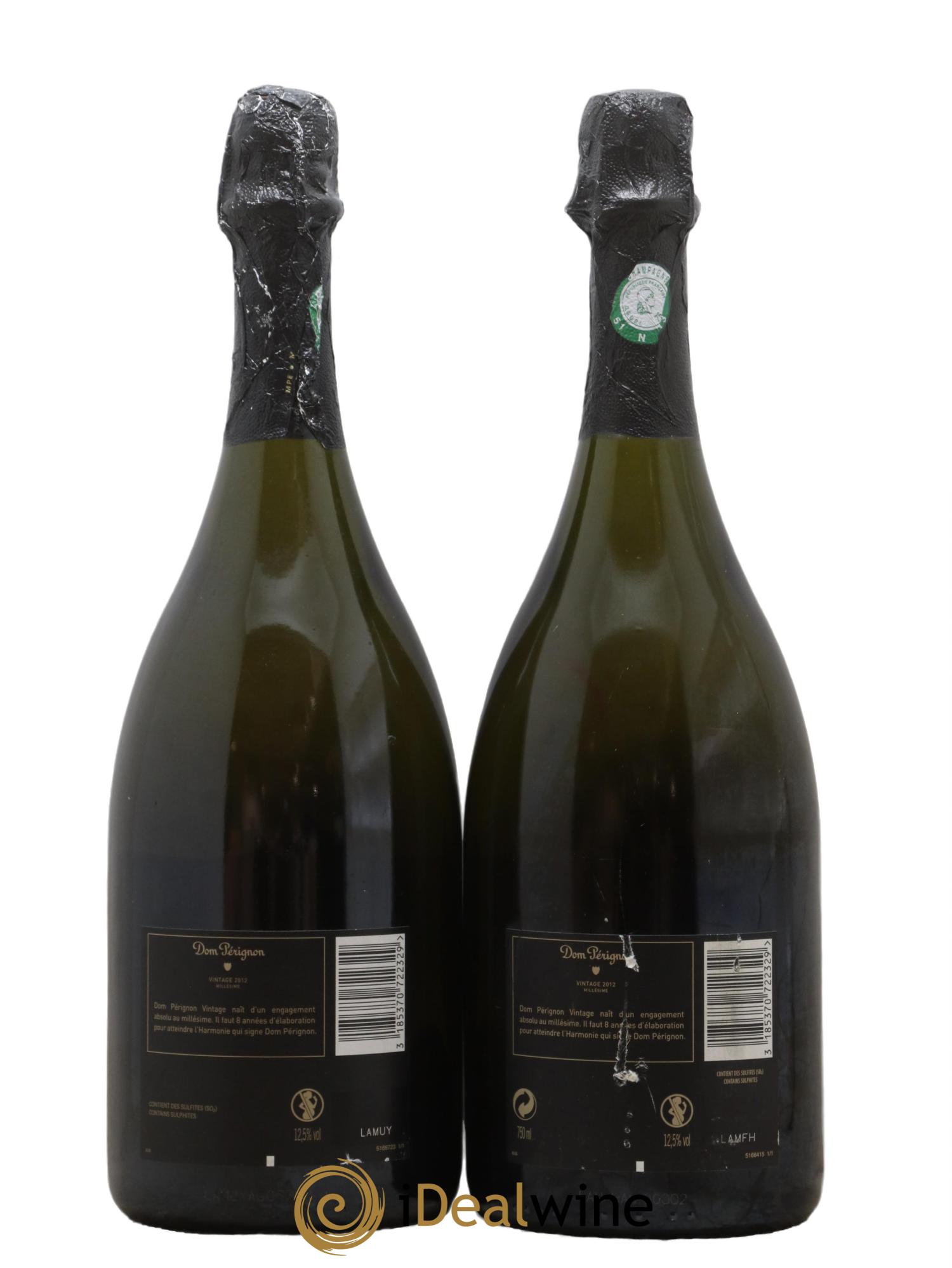 Brut Dom Pérignon 2012 - Lot de 2 bouteilles - 1